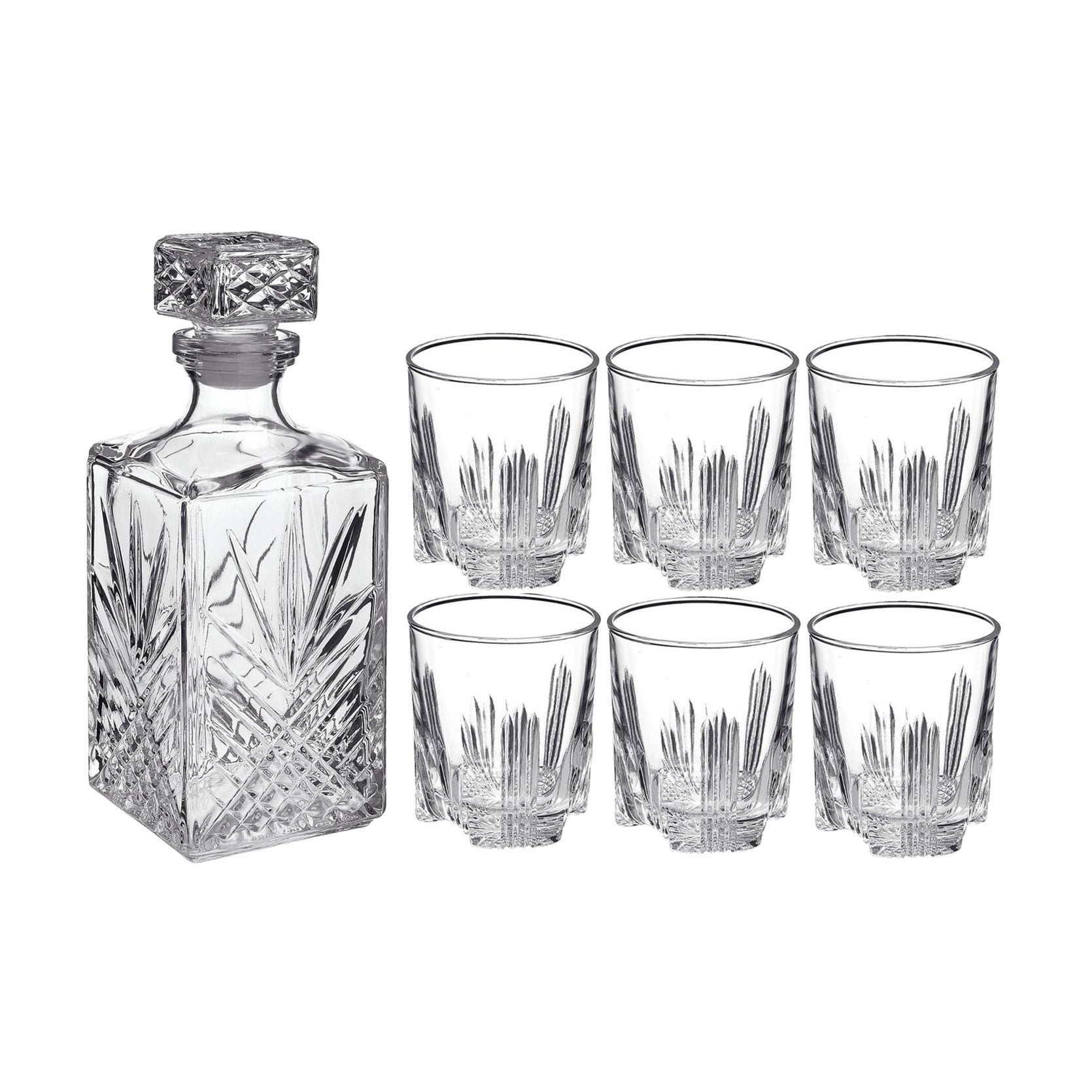 

Набір для віскі Bormioli Rocco Selecta графін+6 склянок, (226041SN2021990)