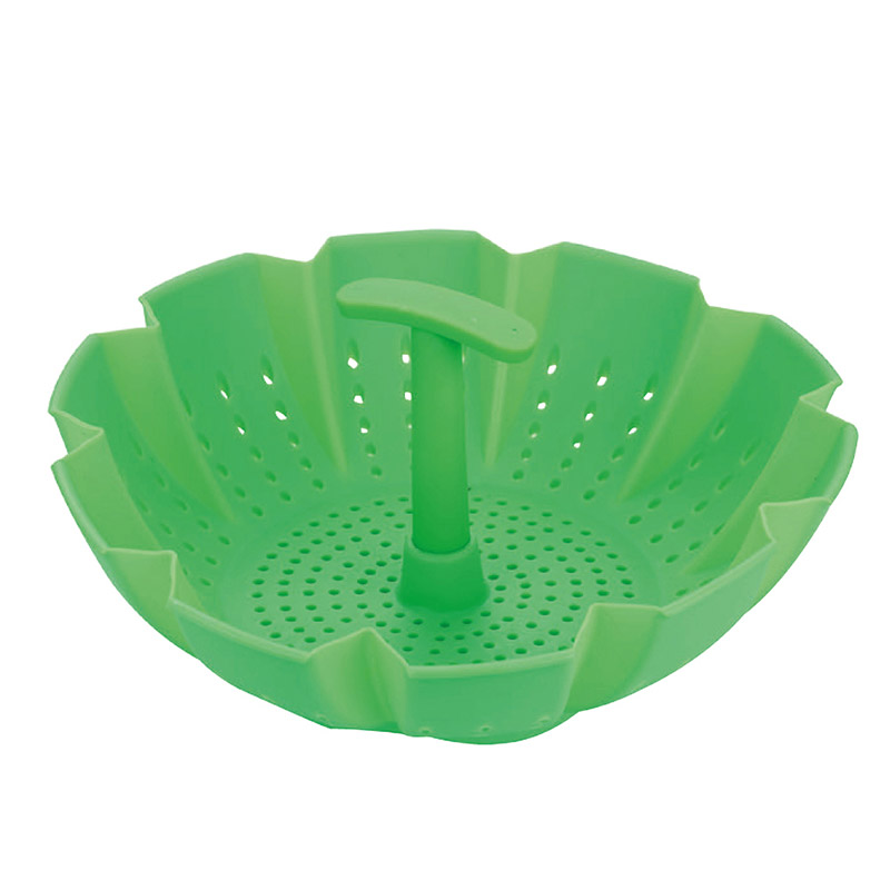 

Вставка-пароварка Peterhof силікон зелена21.5x21.5x10.3,PH-12837-GR