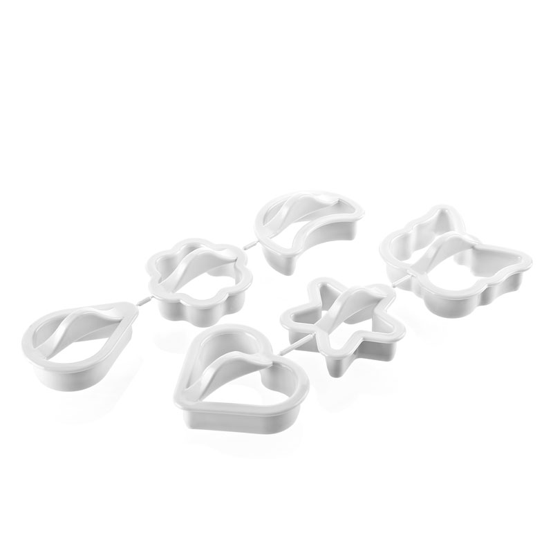 

Набір форм для печива Titiz Plastik білий 6шт,AP-1046-WT