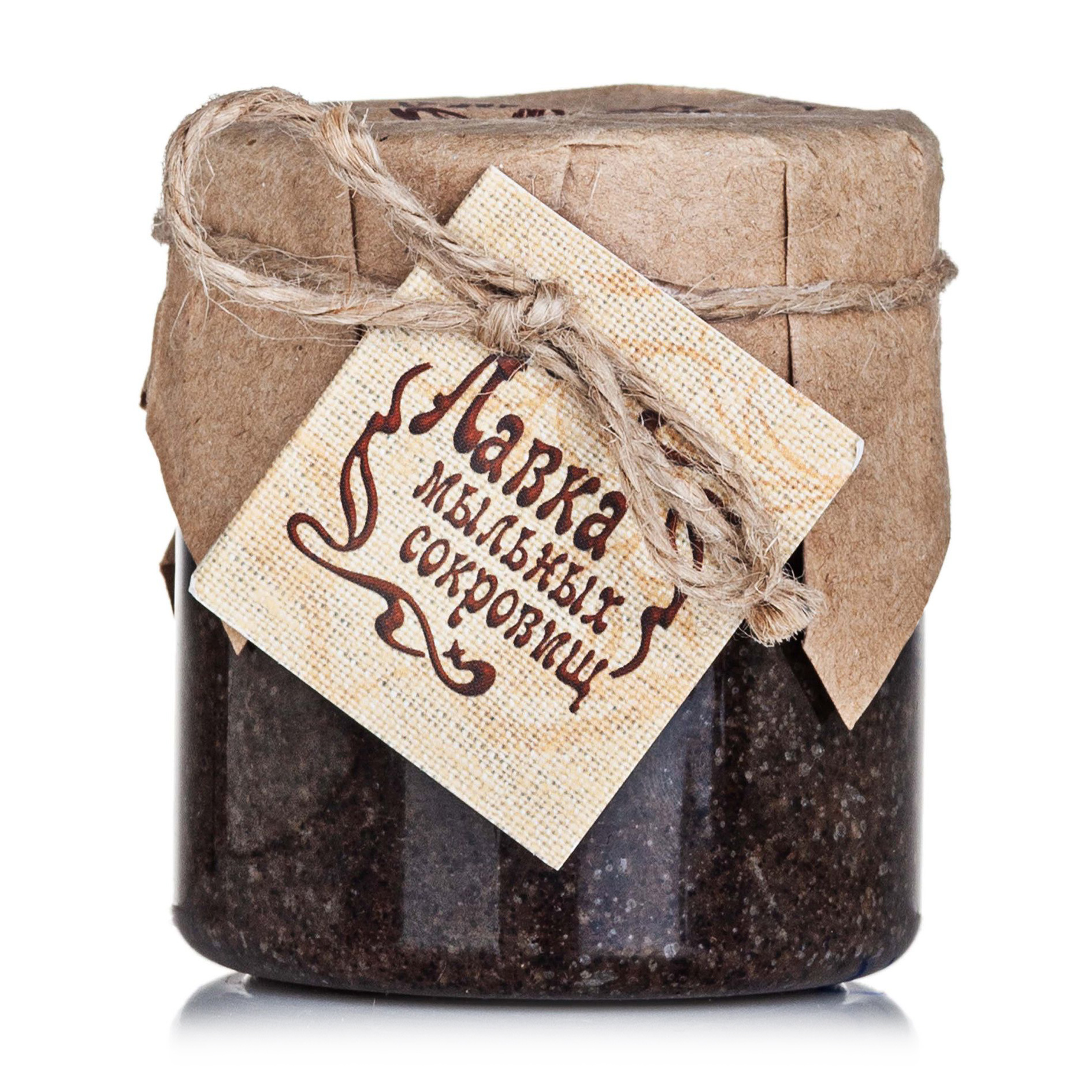 

Сольовий олійний скраб для тіла Крамниця мильних скарбів Кавовий, 200 г