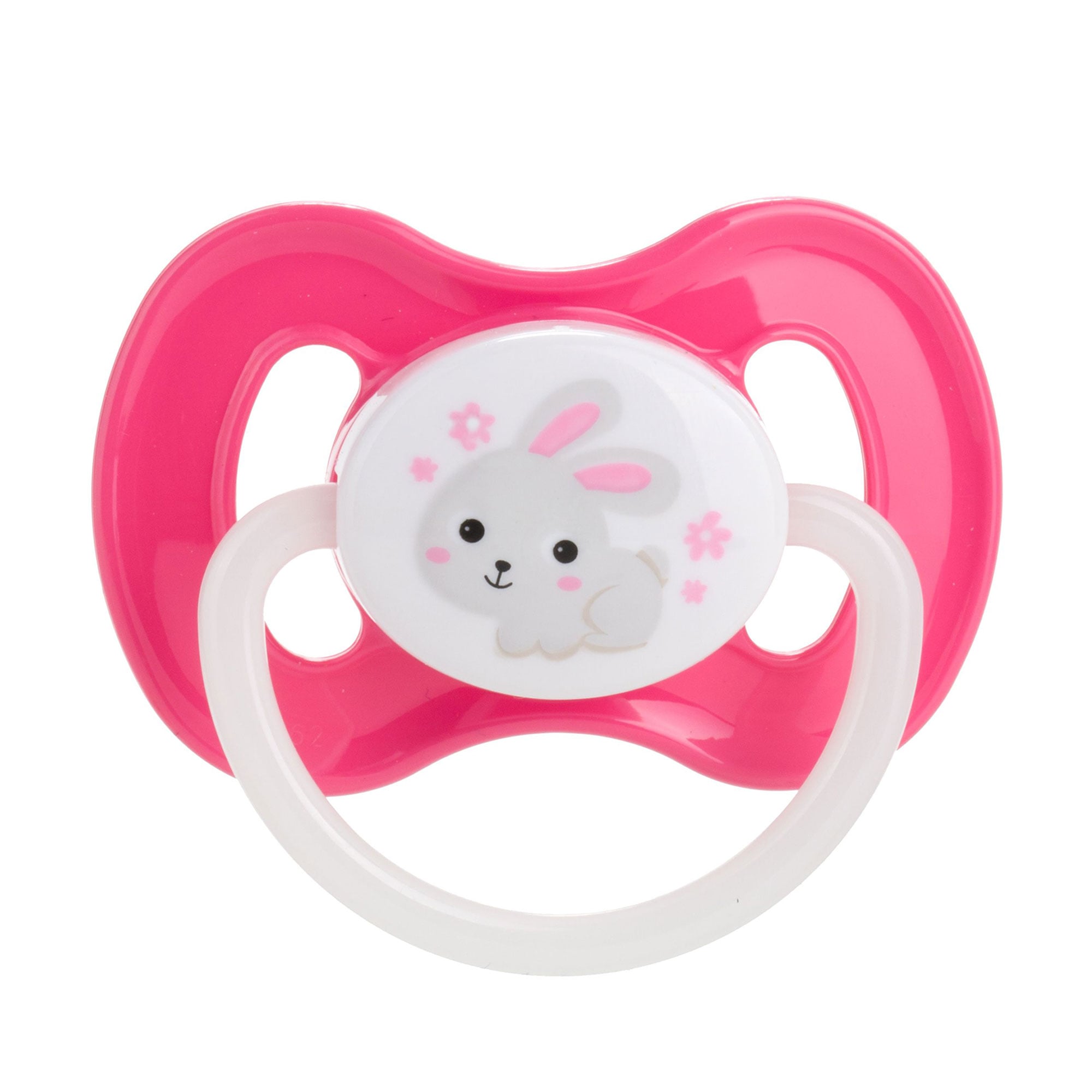 

Пустушка Canpol Babies Bunny & Company латексна, кругла, 0-6 місяців, рожева