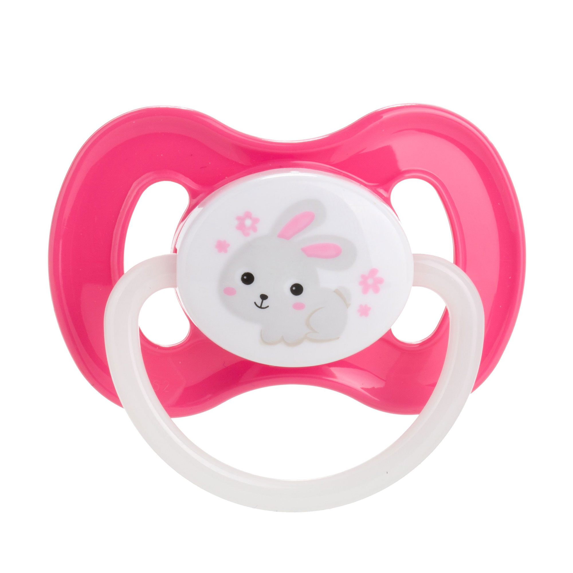 

Пустушка Canpol Babies Bunny & Company латексна, кругла, 6-18 місяців, рожева