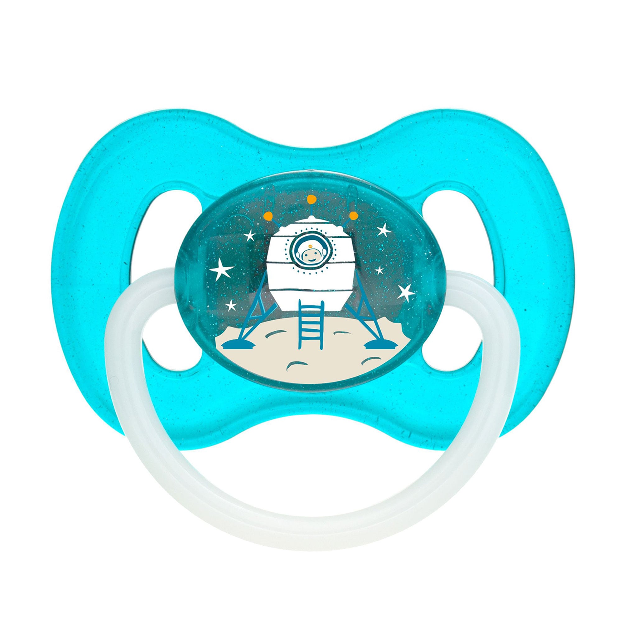 

Пустушка Canpol Babies Space латексна кругла, синя, від 6 до 18 місяців, 1 шт (23/222_blu)