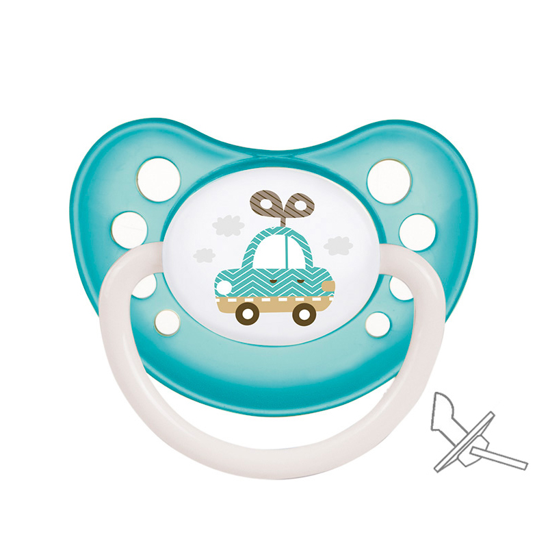 

Пустушка силіконова анатомічна Canpol Babies Toys 6-18 міс. бірюзова 1 шт