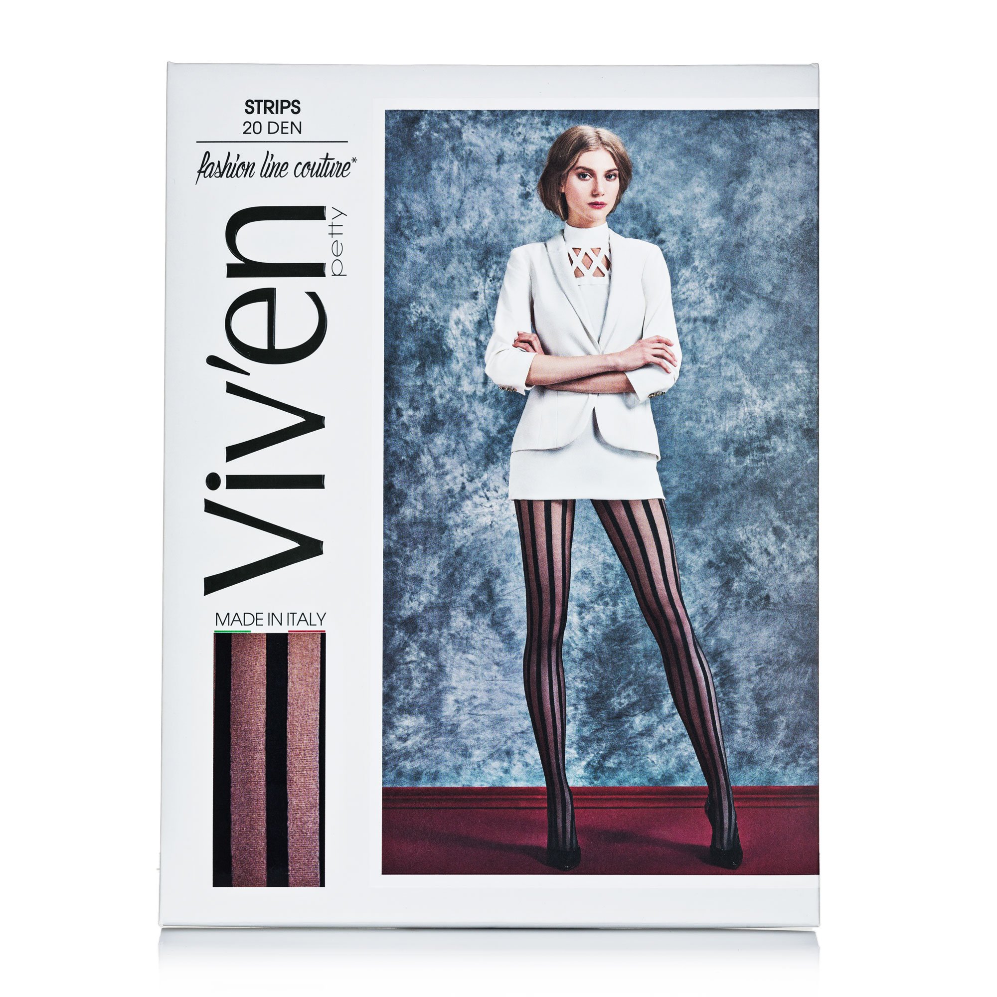

Колготи жіночі TM Viv’en petty 7HY Стріпс 20 ден синій р.3