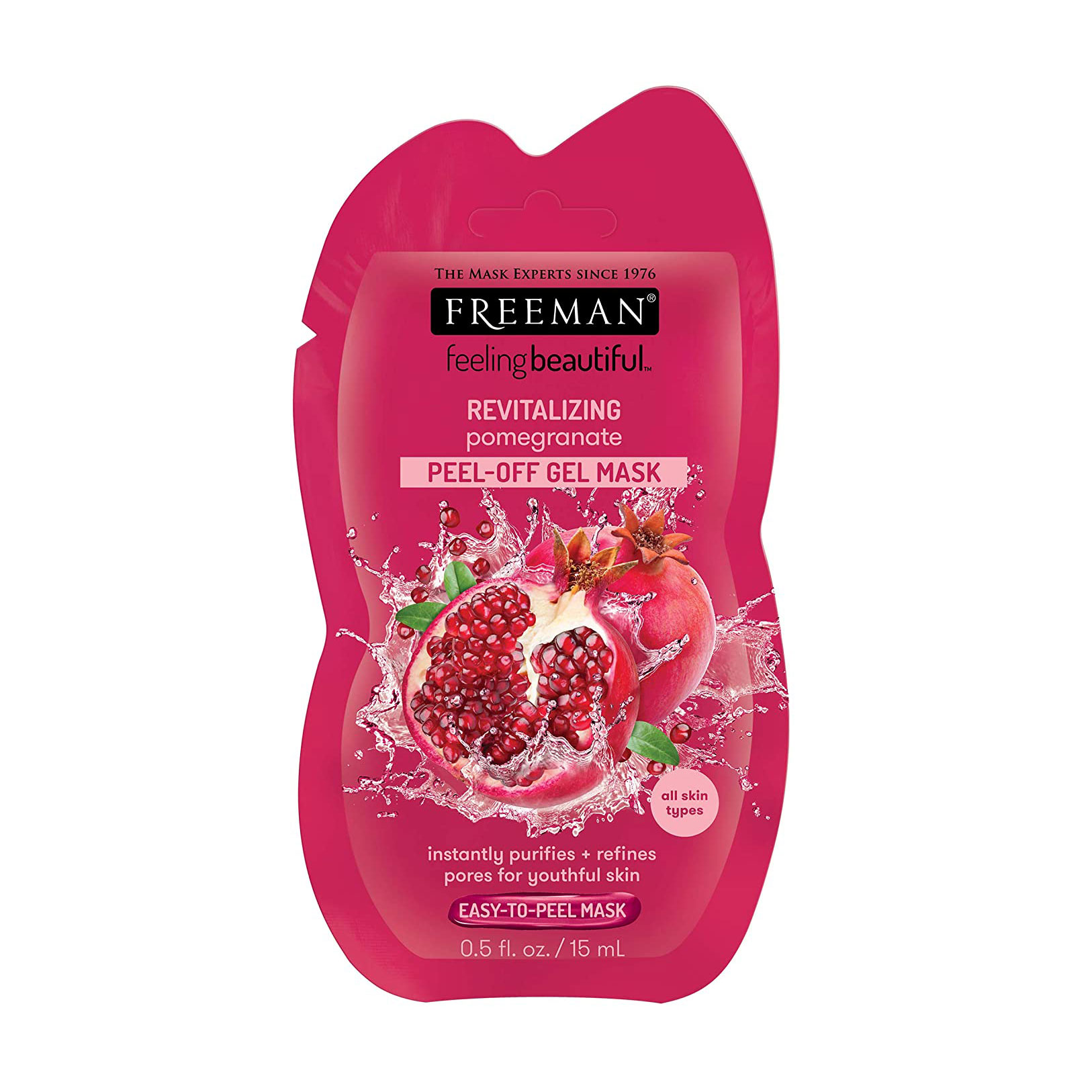 

Маска-плівка для обличчя FREEMAN Feeling Beautiful Mask Гранат, 15 мл