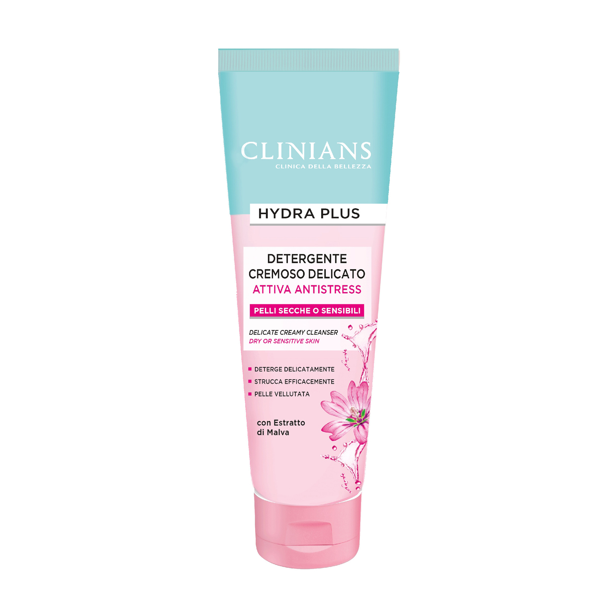 

Делікатний засіб для очищення шкіри обличчя Clinians Hydra Plus Attiva Antistress, 150 мл