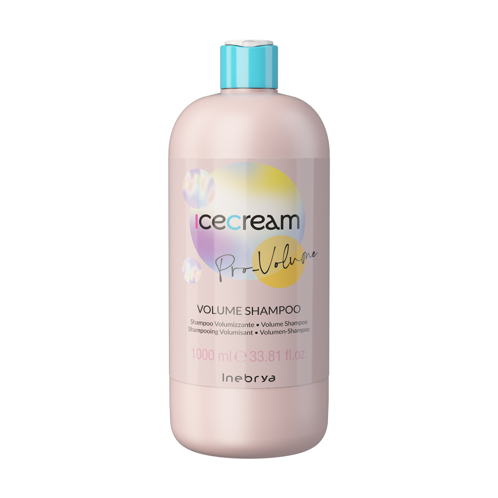 

Шампунь Inebrya Ice Cream Pro-Volume Shampoo pH 5.5 для об'єму тонкого волосся, з аргініном, 1 л
