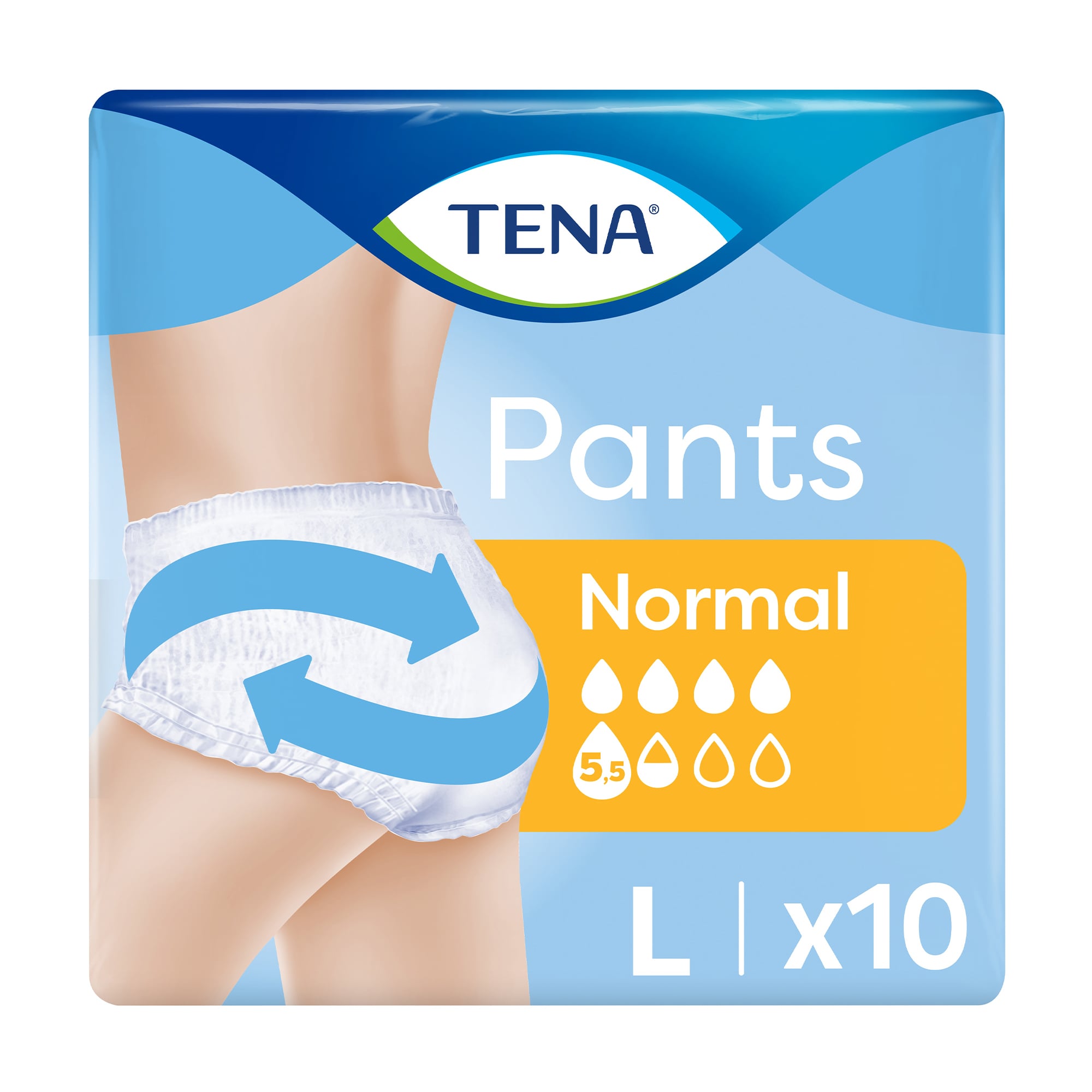 

Урологічні труси-підгузки для дорослих TENA Pants Normal, розмір Large, 10 шт