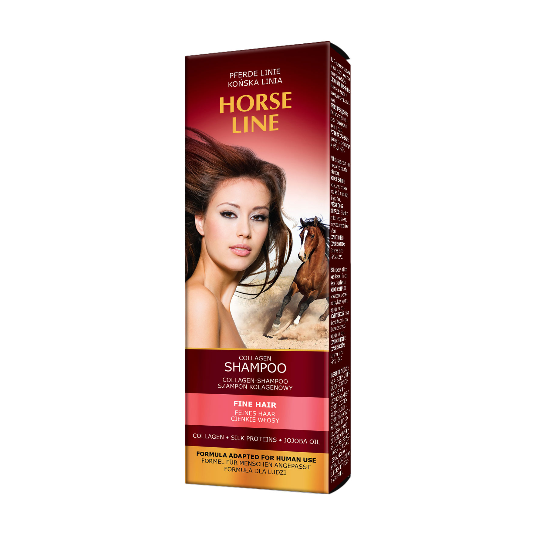 

Колагеновий шампунь Pharma Group Horse Line, збільшення об'єму тонкого волосся, 200 мл