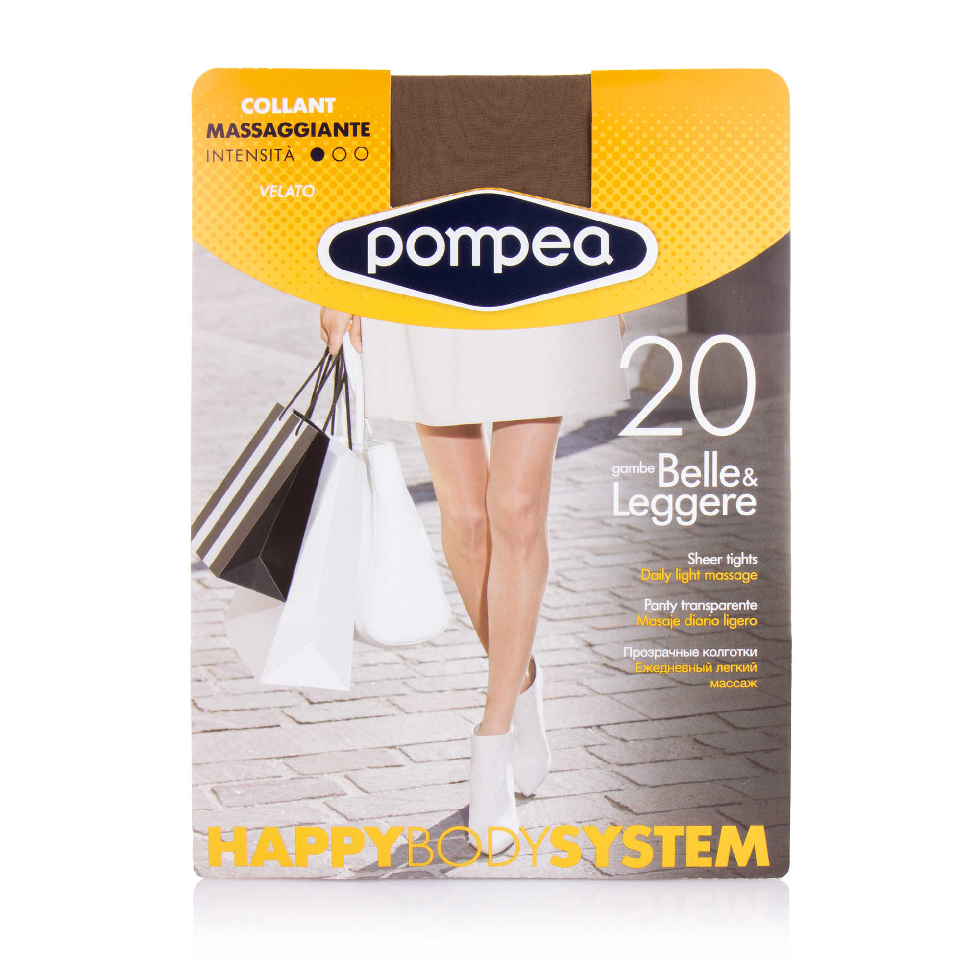 

Колготки жіночі POMPEA HBS CL 20 ден bronze р.4L
