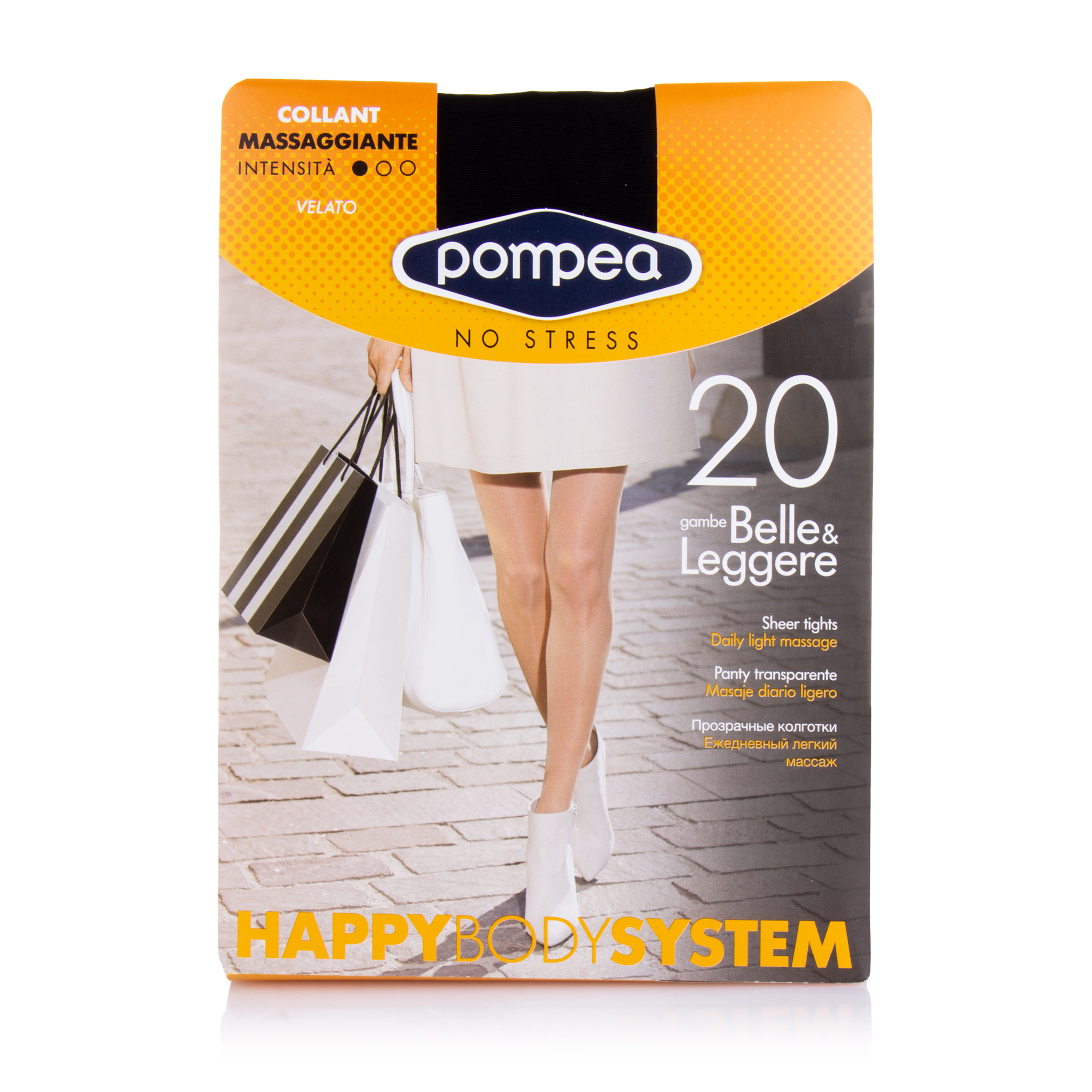 

Колготки жіночі POMPEA HBS CL 20 ден black р.4L