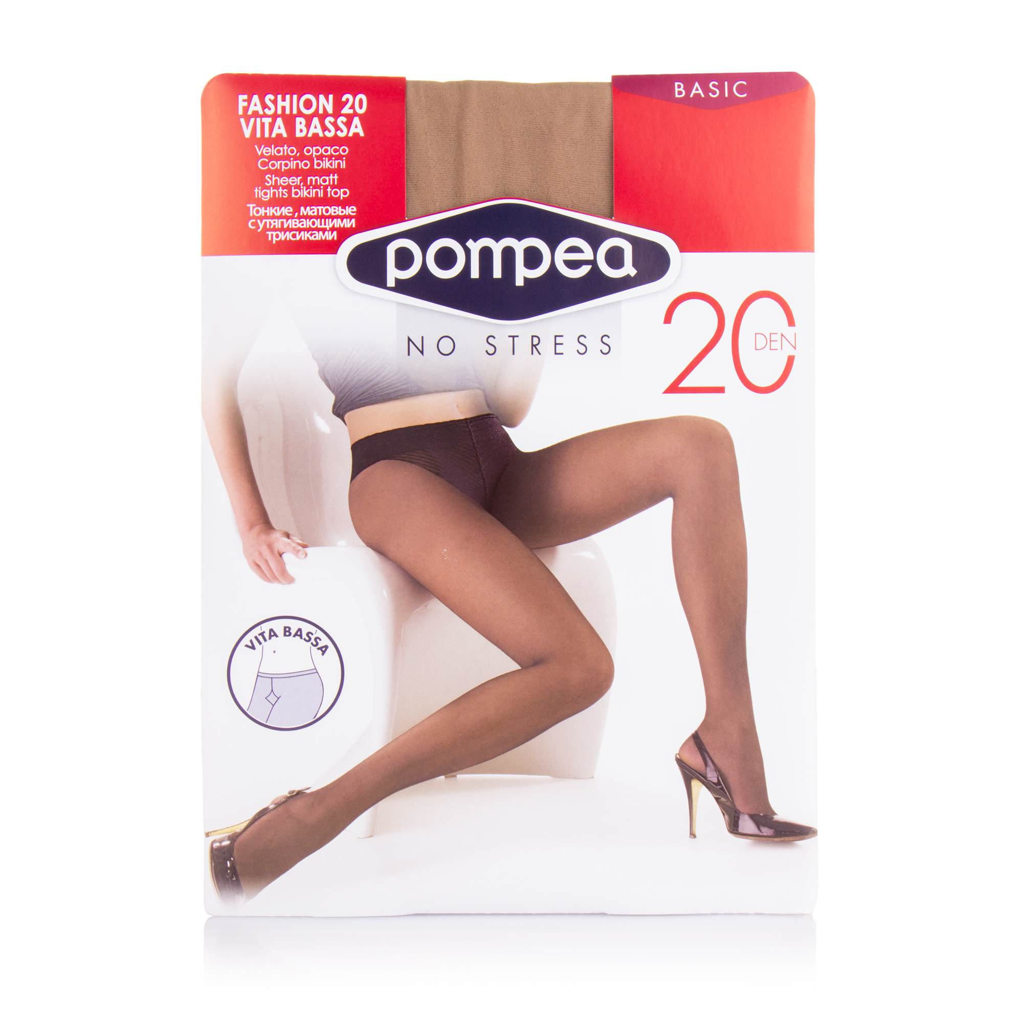 

Колготки жіночі POMPEA Fashion V.B. 20 ден claro р.1 / 2S