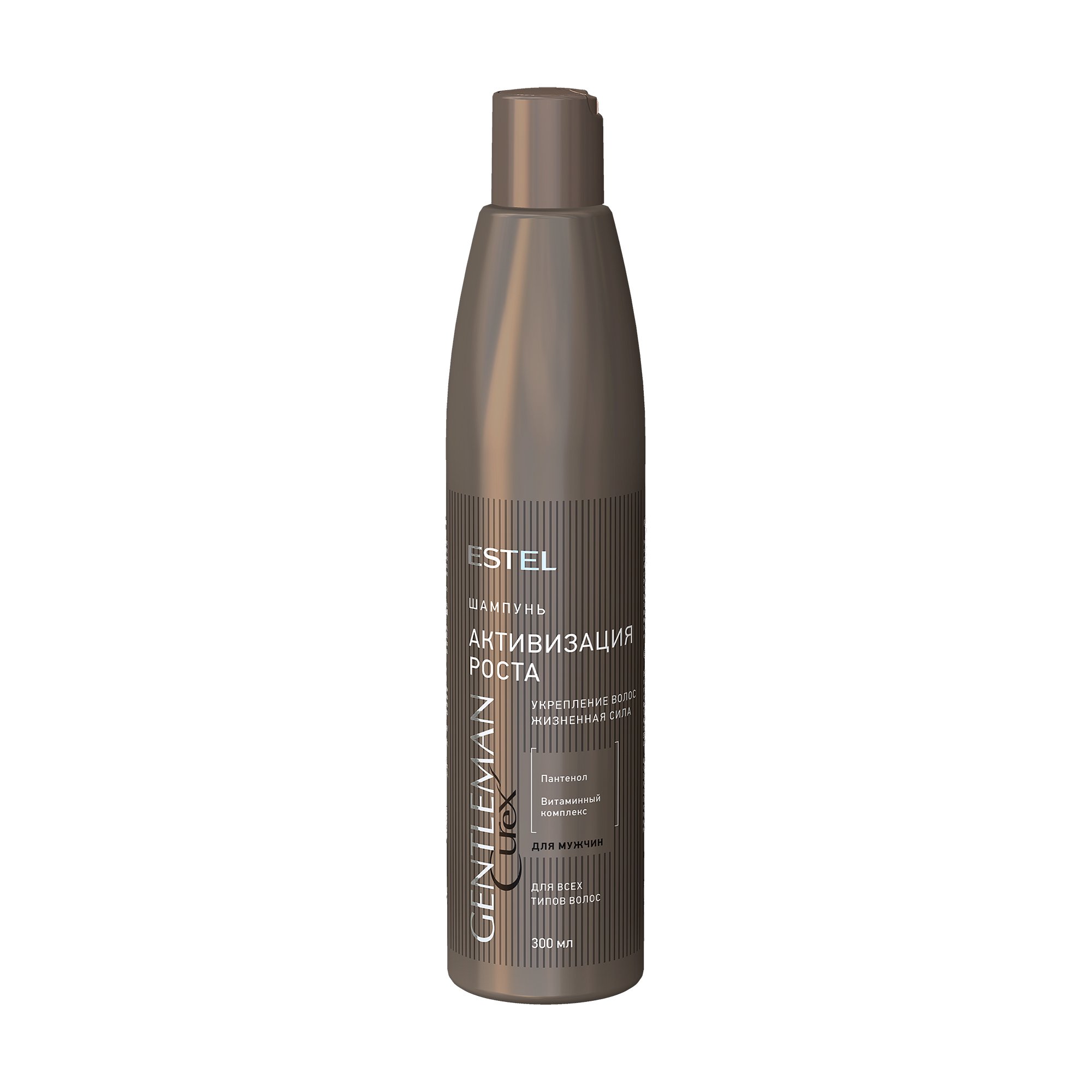 

Чоловічий шампунь Estel Professional Curex Gentleman Shampoo Активізація зростання, для всіх типів волосся, 300 мл