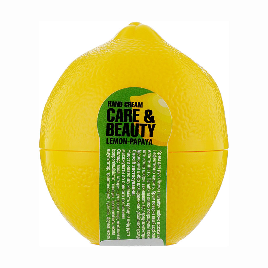 

Крем для рук Beauty House Care & Beauty Hand Cream Лимон-папайя, 35 мл
