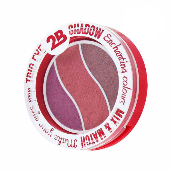 

Тіні для очей 2B Тріо 07 violet/pink/green pastel, 2.4 г