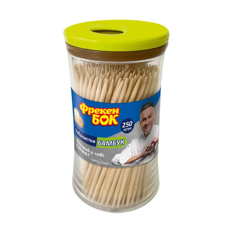 

Зубочистки Фрекен Бок Бамбук, 250 шт