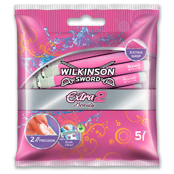 

Станок для гоління Wilkinson Sword Extra2 Beauty жіночий одноразовий, 5 шт