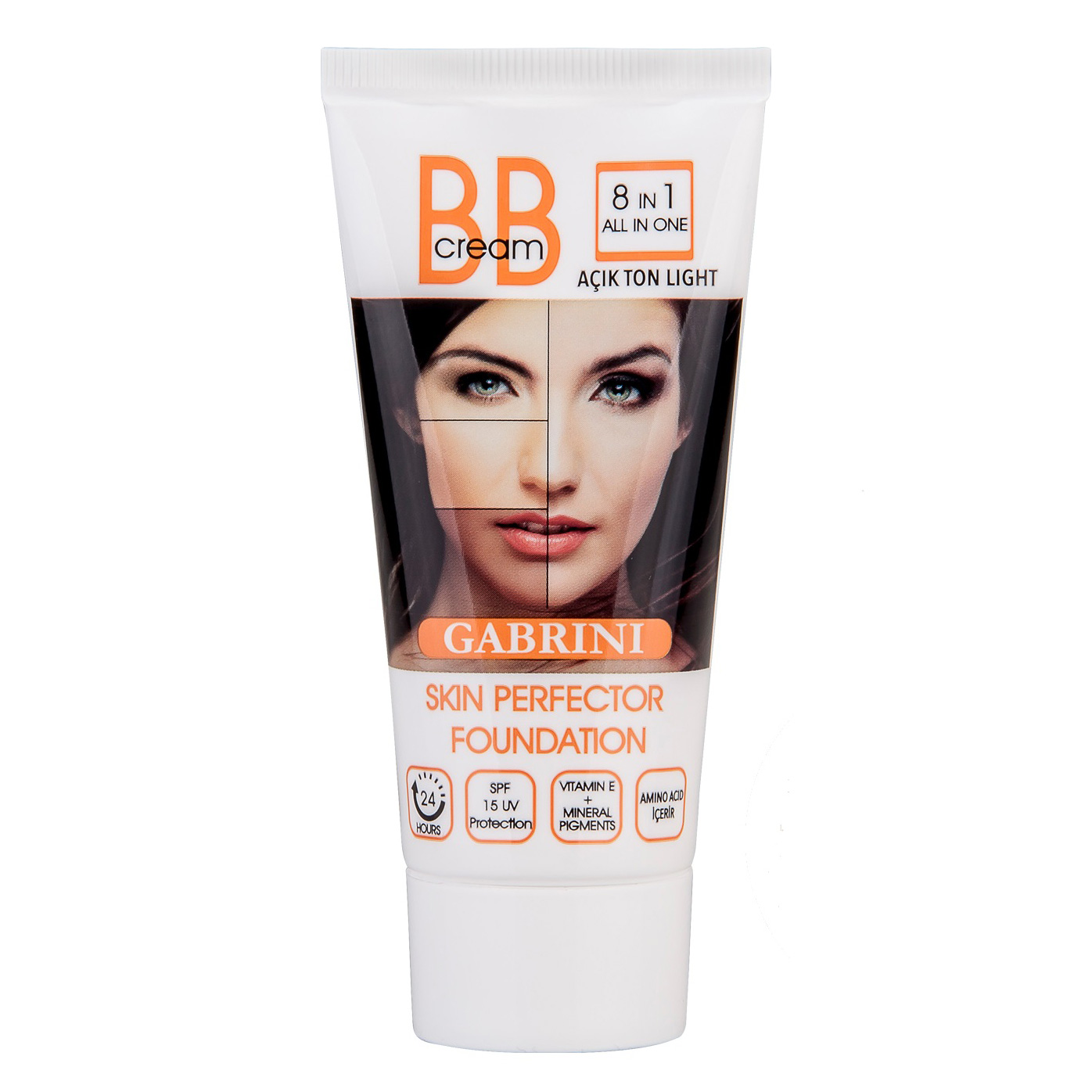 

Крем ВВ Gabrini 8in1 Skin Perfector Foundation SPF15 light 35мл
