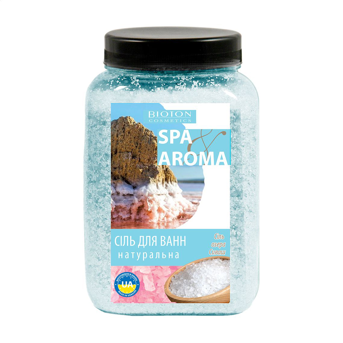 

Уцінка! Морська сіль для ванн Bioton Cosmetics Spa Aroma натуральна сіль озера Сиваш, 750 г