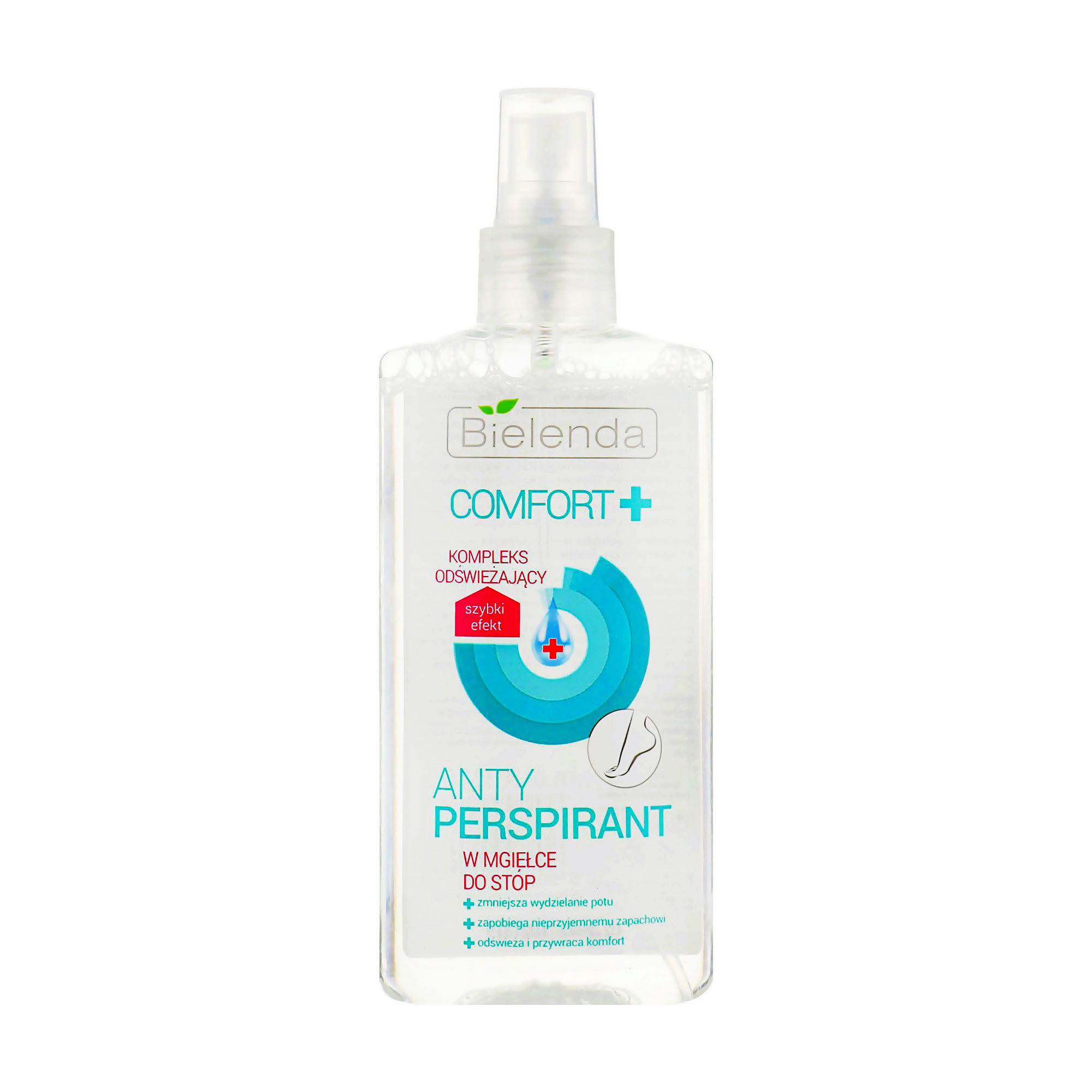 Акція на Антиперспірант для ніг Bielenda Comfort Foot Antiperspirant Spray Mist, 150 мл від Eva