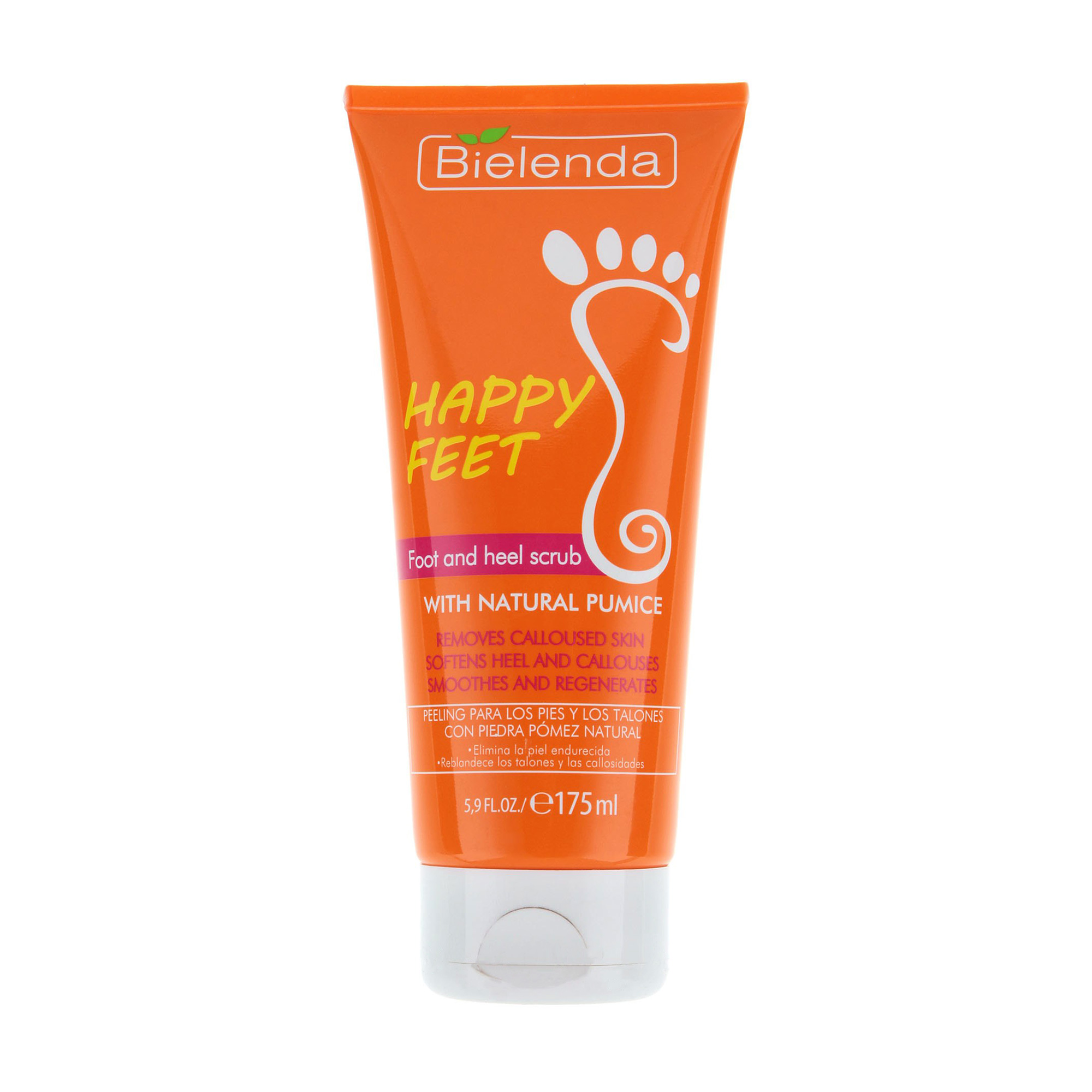 

Уцінка! Скраб для ступень та п'яток Bielenda Happy End Foot And Heel Scrub з натуральною пемзою, 175 мл