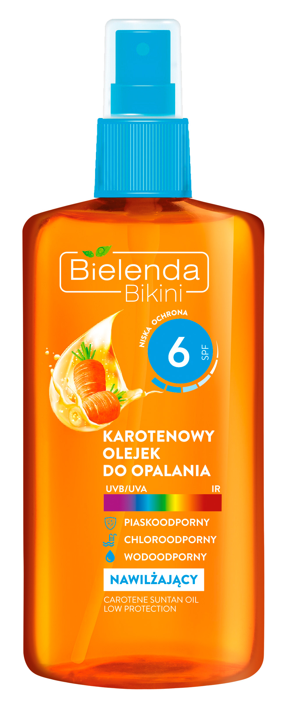 

Масло для засмаги Bielenda BIKINI каротинове масло SPF 6, 150мл