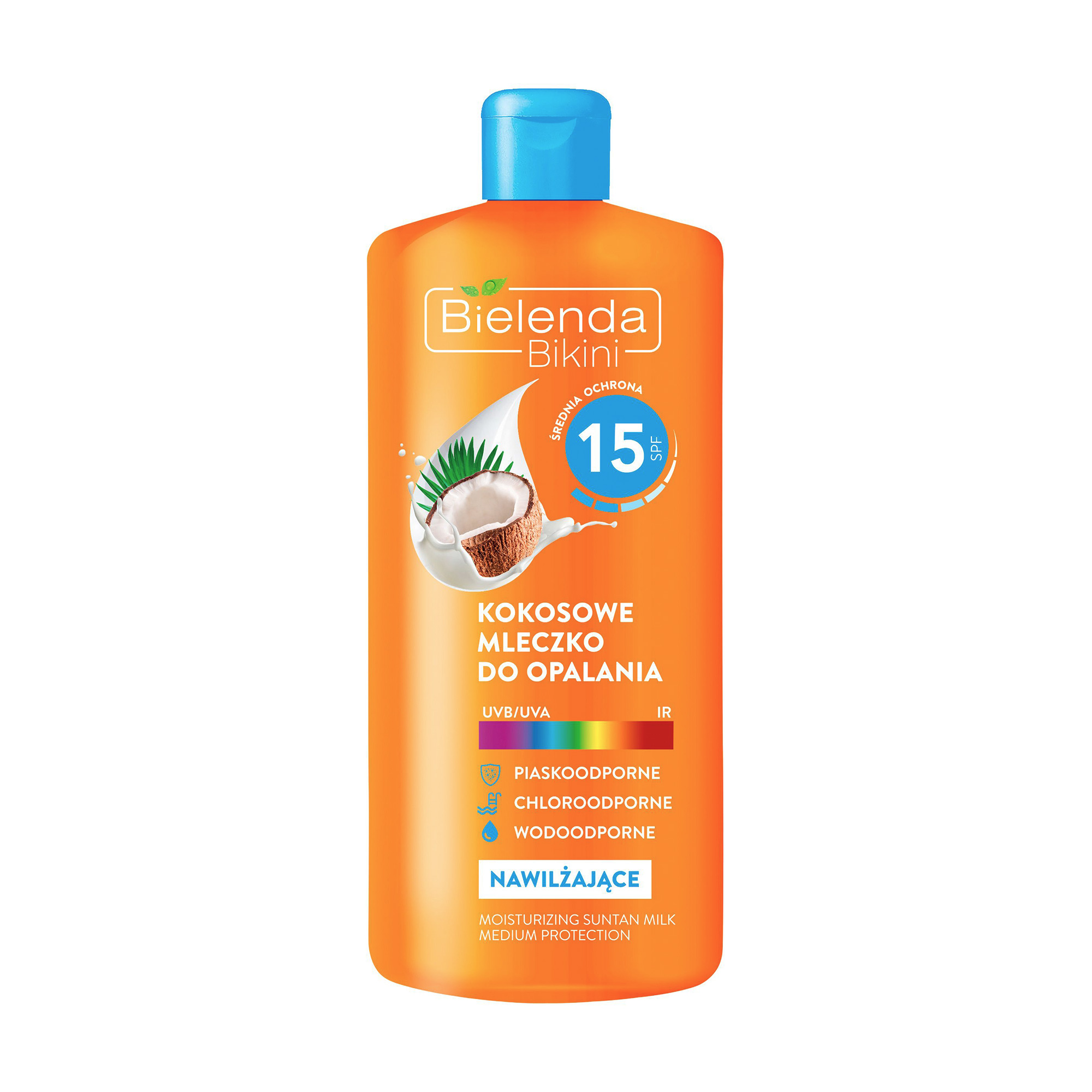 

Молочко для засмаги Bielenda SUN CARE Кокосове SPF 15, 200мл