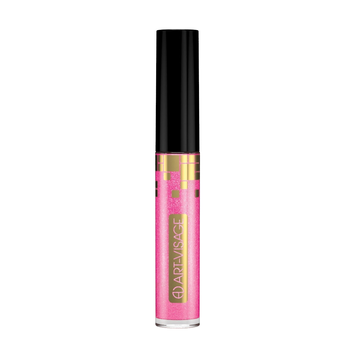 

Блиск для губ Art-Visage 3D Gloss з блискітками 206 фуксія, 6 мл