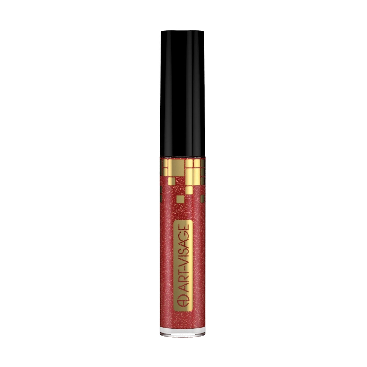 

Блиск для губ Art-Visage 3D Gloss з блискітками 208 танго, 6 мл