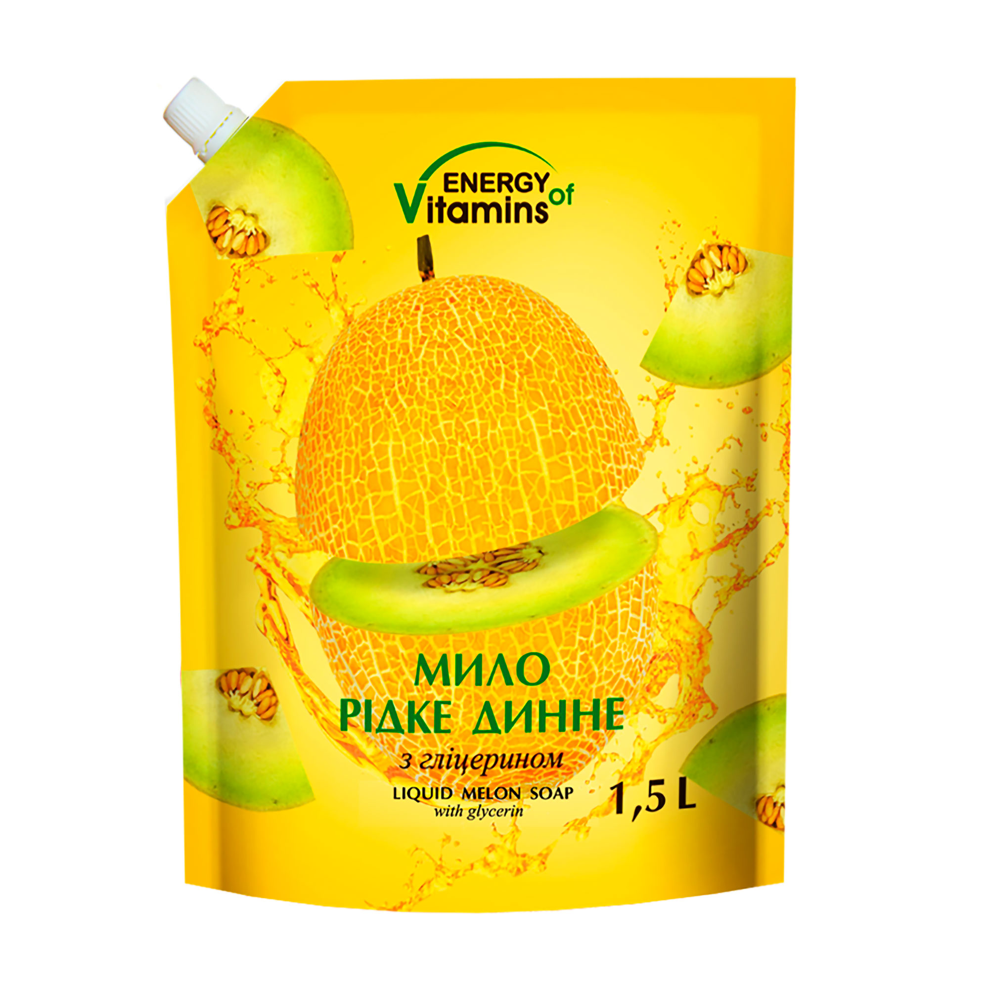 

Рідке мило ENERGY of Vitamins Динне, 1.5 л (запаска)
