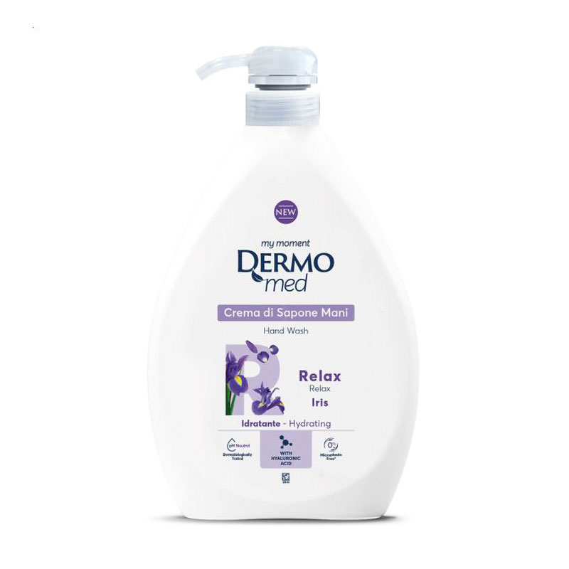 

Уцінка! Рідке крем-мило для рук DermoMed Relax Iris Hand Wash Релакс, 1 л