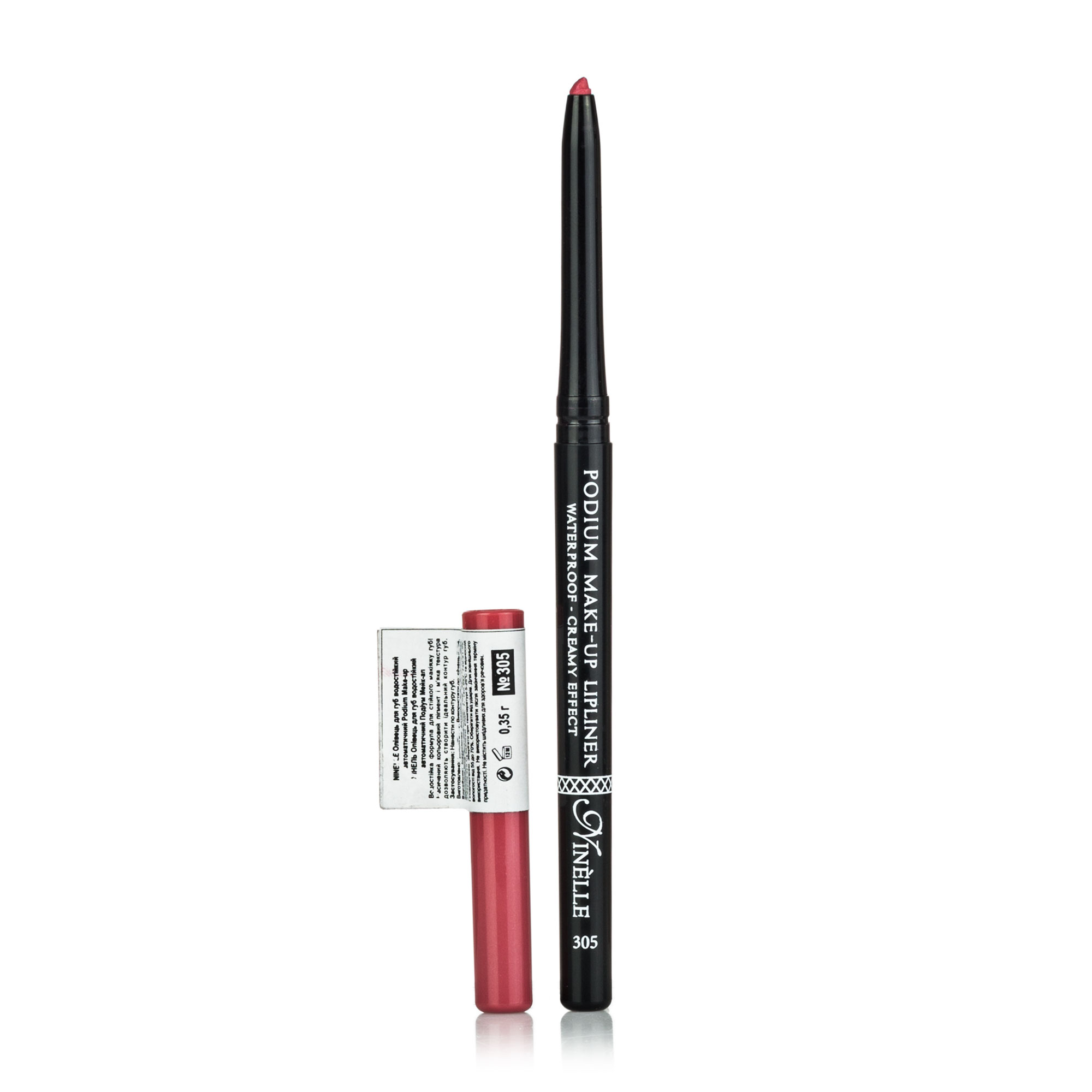

Олівець для губ Ninelle Podium Make-Up водостійкий тон 305, 0,35г