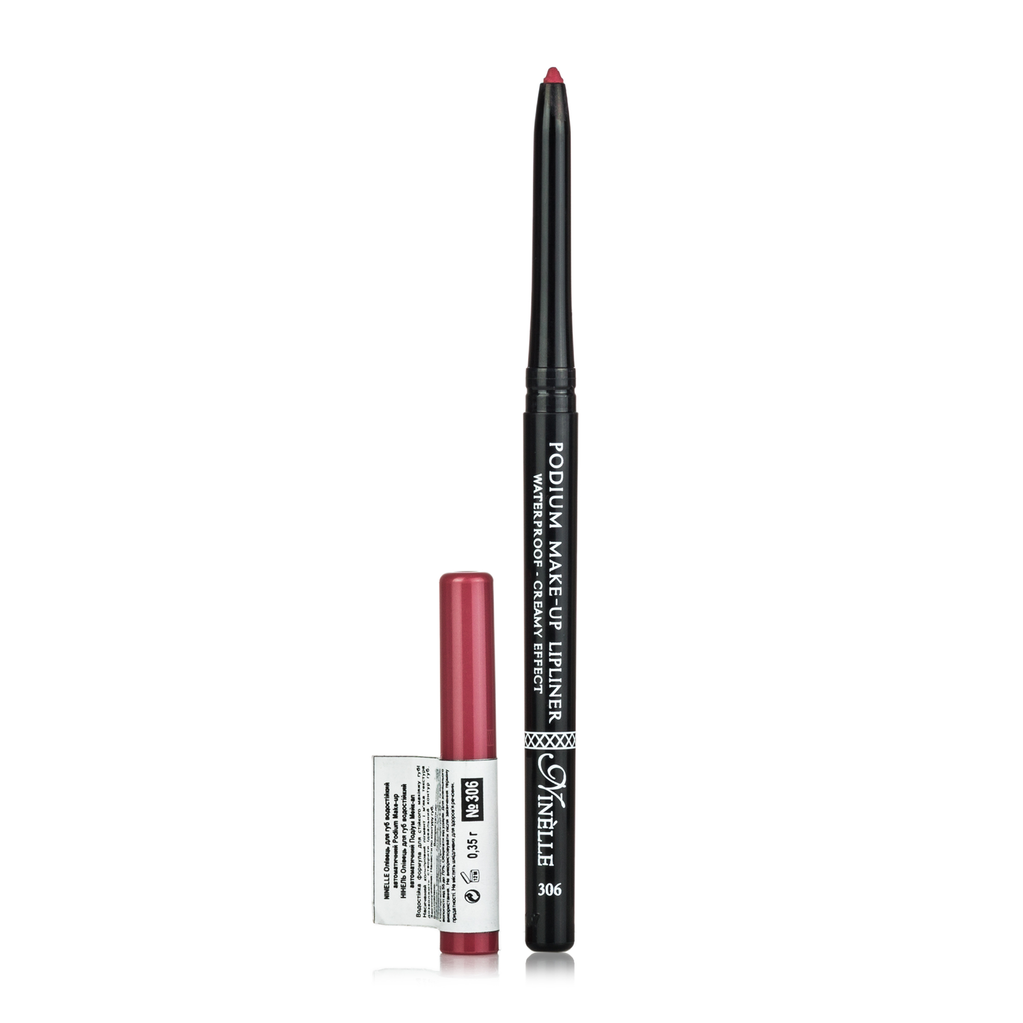 

Олівець для губ Ninelle Podium Make-Up водостійкий тон 306, 0,35г