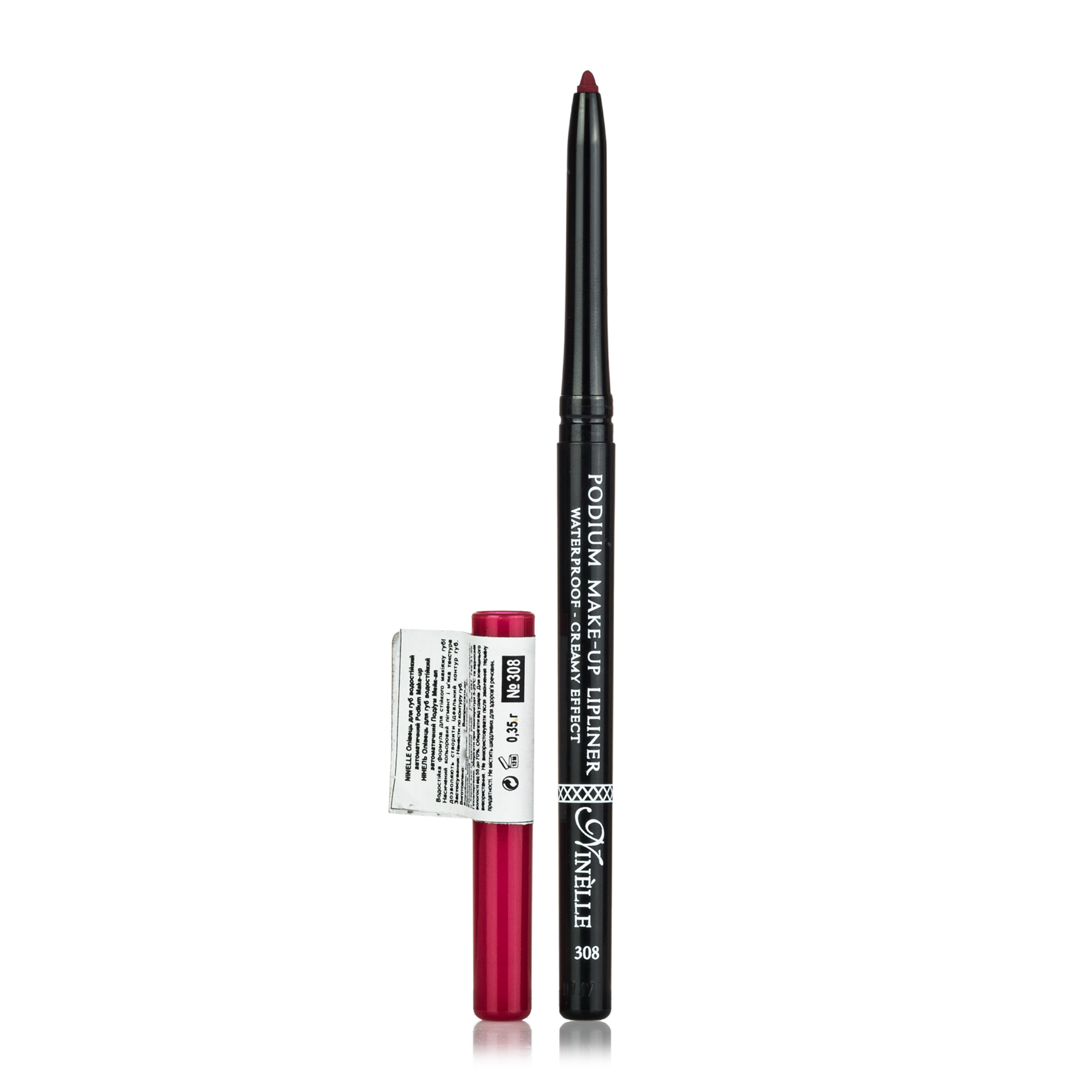 

Олівець для губ Ninelle Podium Make-Up водостійкий тон 308, 0,35г