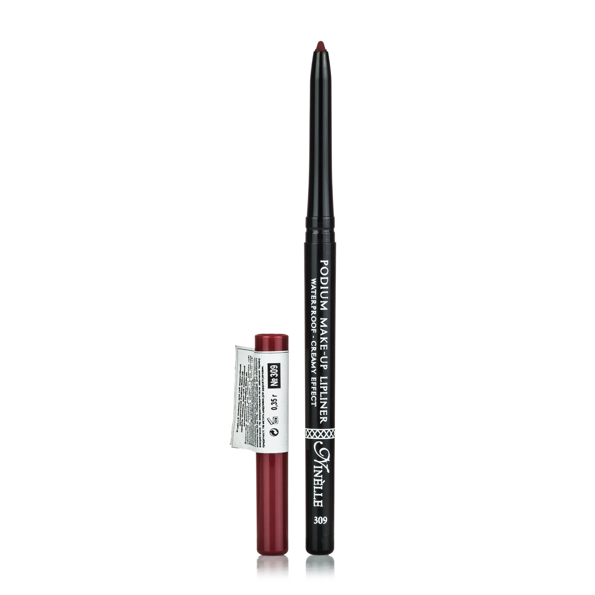 

Олівець для губ Ninelle Podium Make-Up водостійкий тон 309, 0,35г
