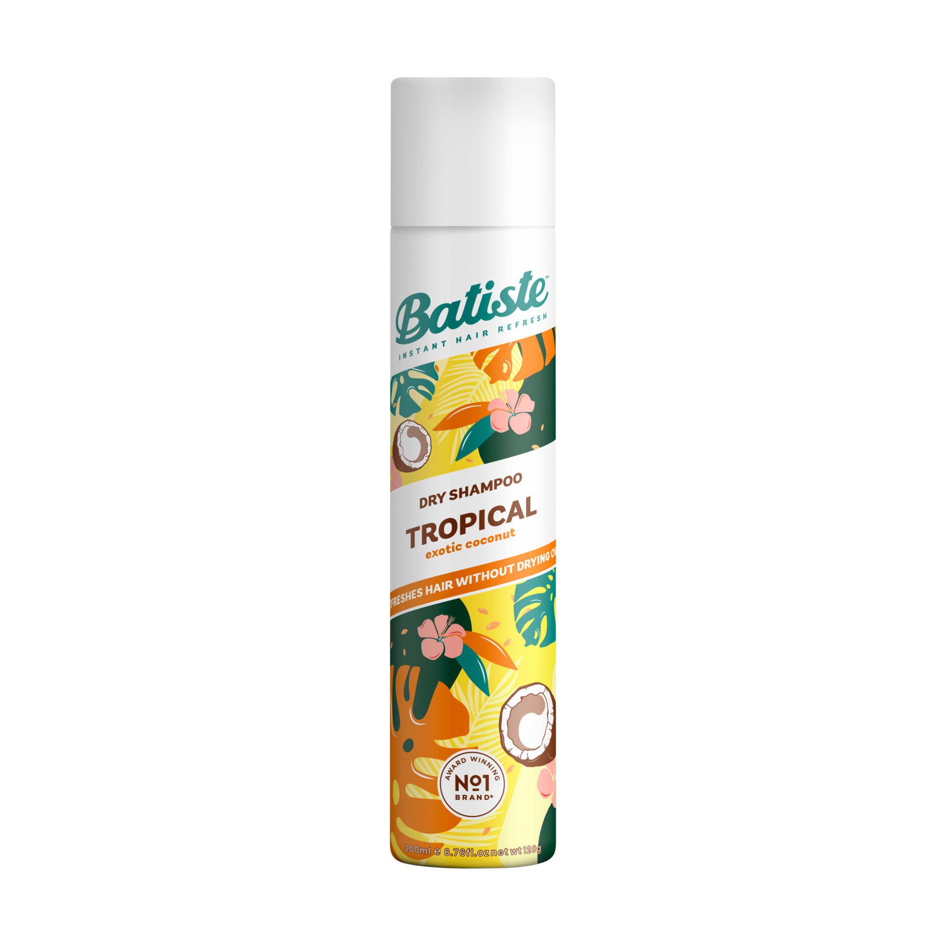 

Уцінка! Сухий шампунь для волосся Batiste Dry Shampoo Coconut & Exotic Tropical, 200 мл