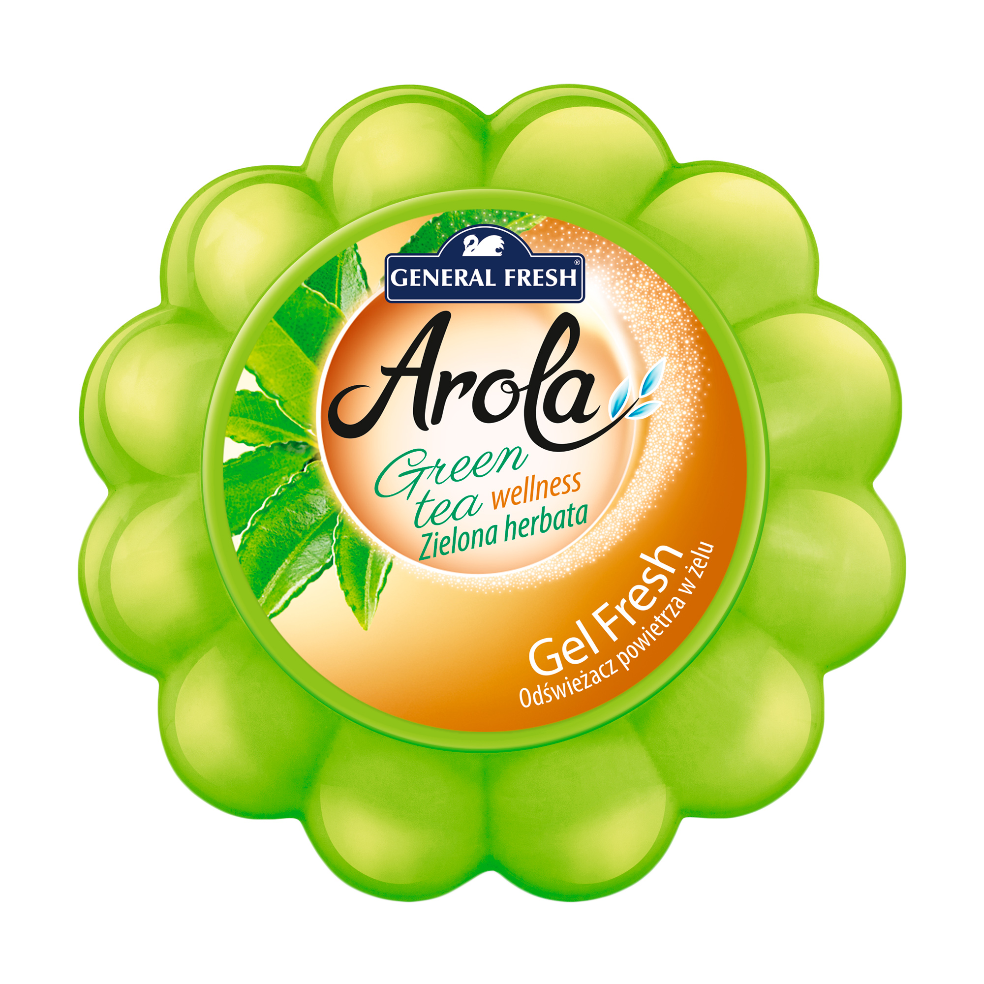 

Гелевий освіжувач повітря General Fresh зелений чай, 150 г