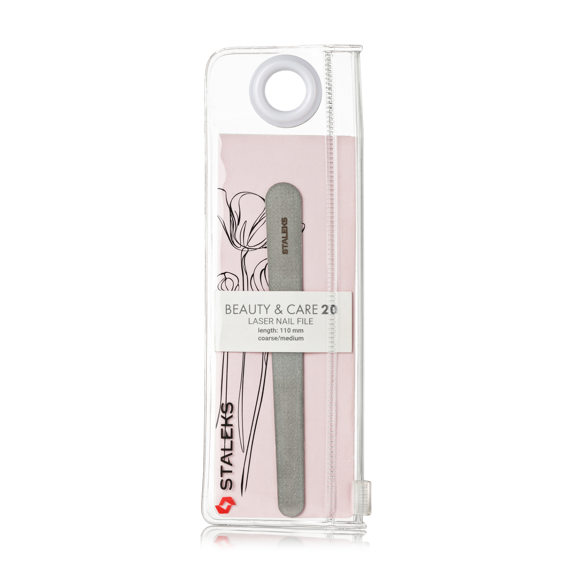 

Пилка для нігтів Staleks B&C лазерна, 110 мм, 240/320 (FBC-20-110)