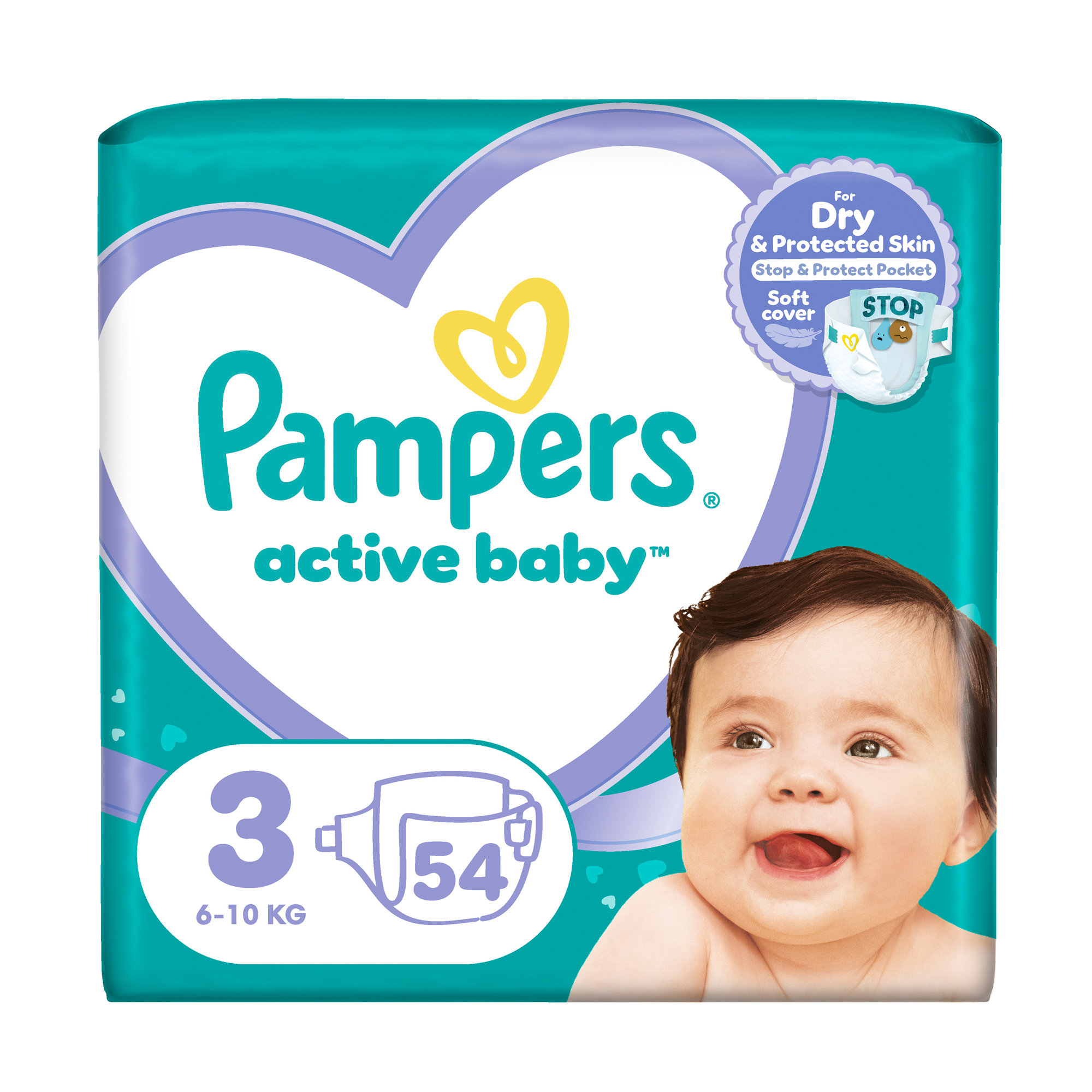 

Підгузки Pampers Active Baby розмір 3 (6-10 кг), 54 шт