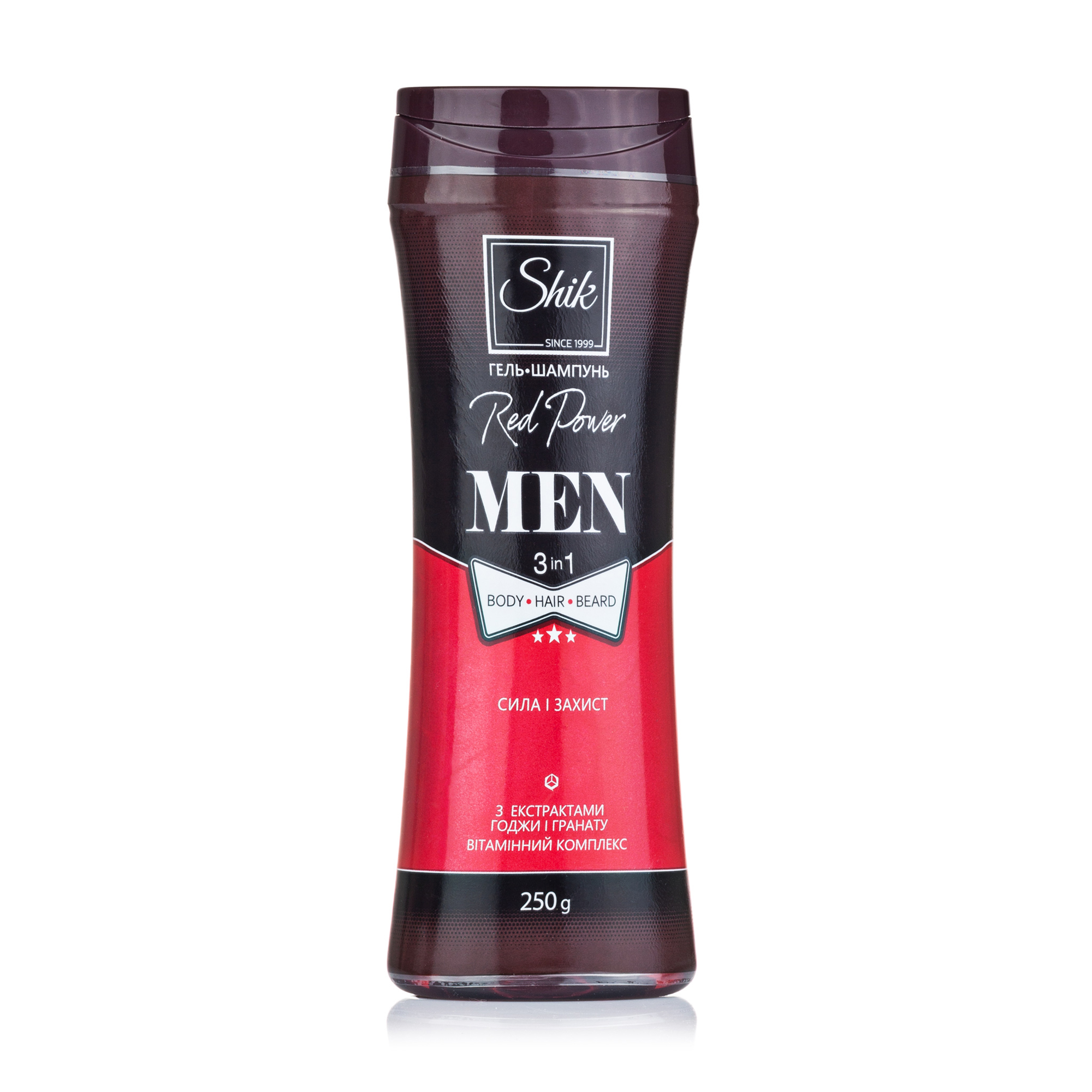 

Гель-шампунь 3 в 1 Shik Men Red Power чоловічий, 250 мл