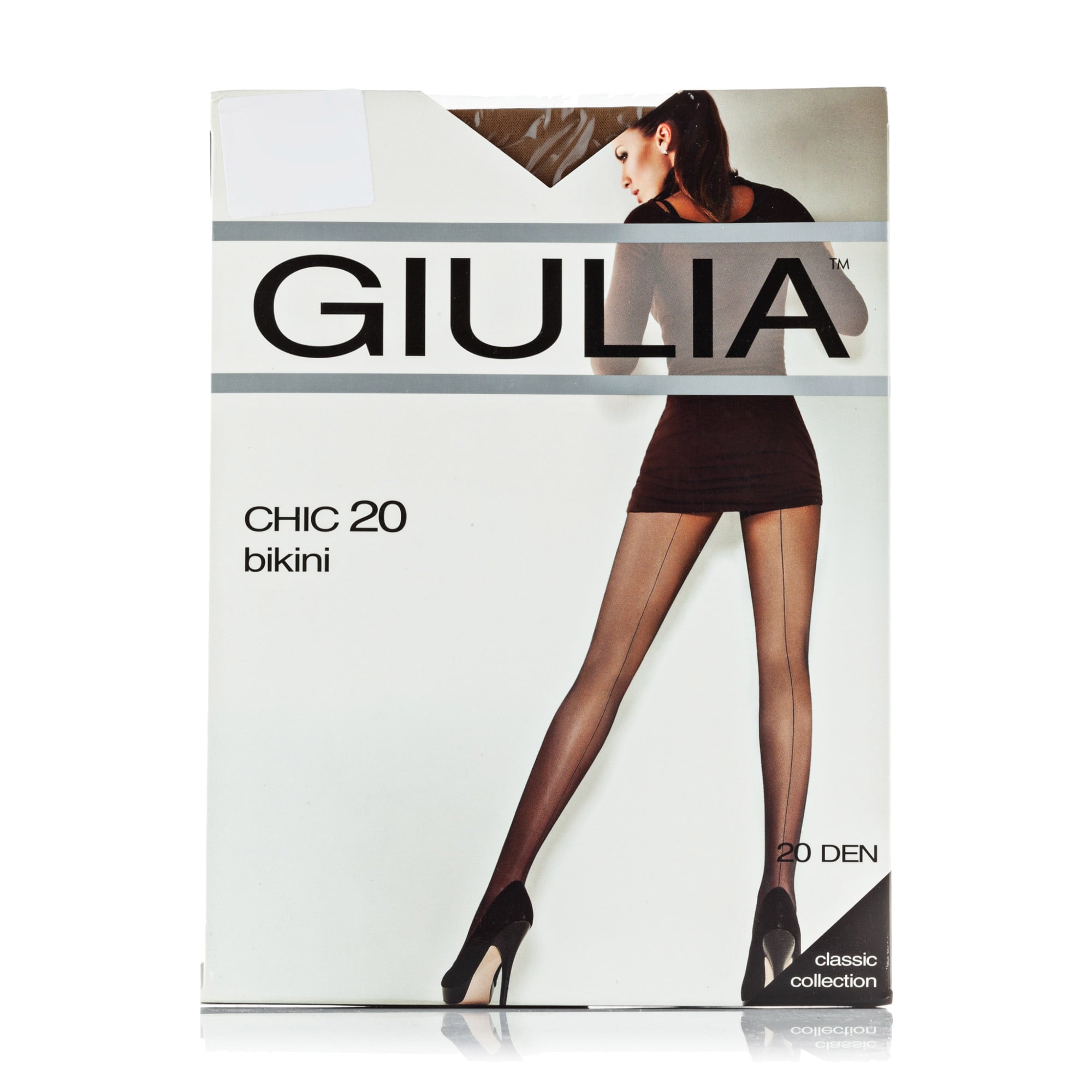 

Колготки жіночі Giulia Chic Bikini 20 DEN, Cappuccino, розмір 4