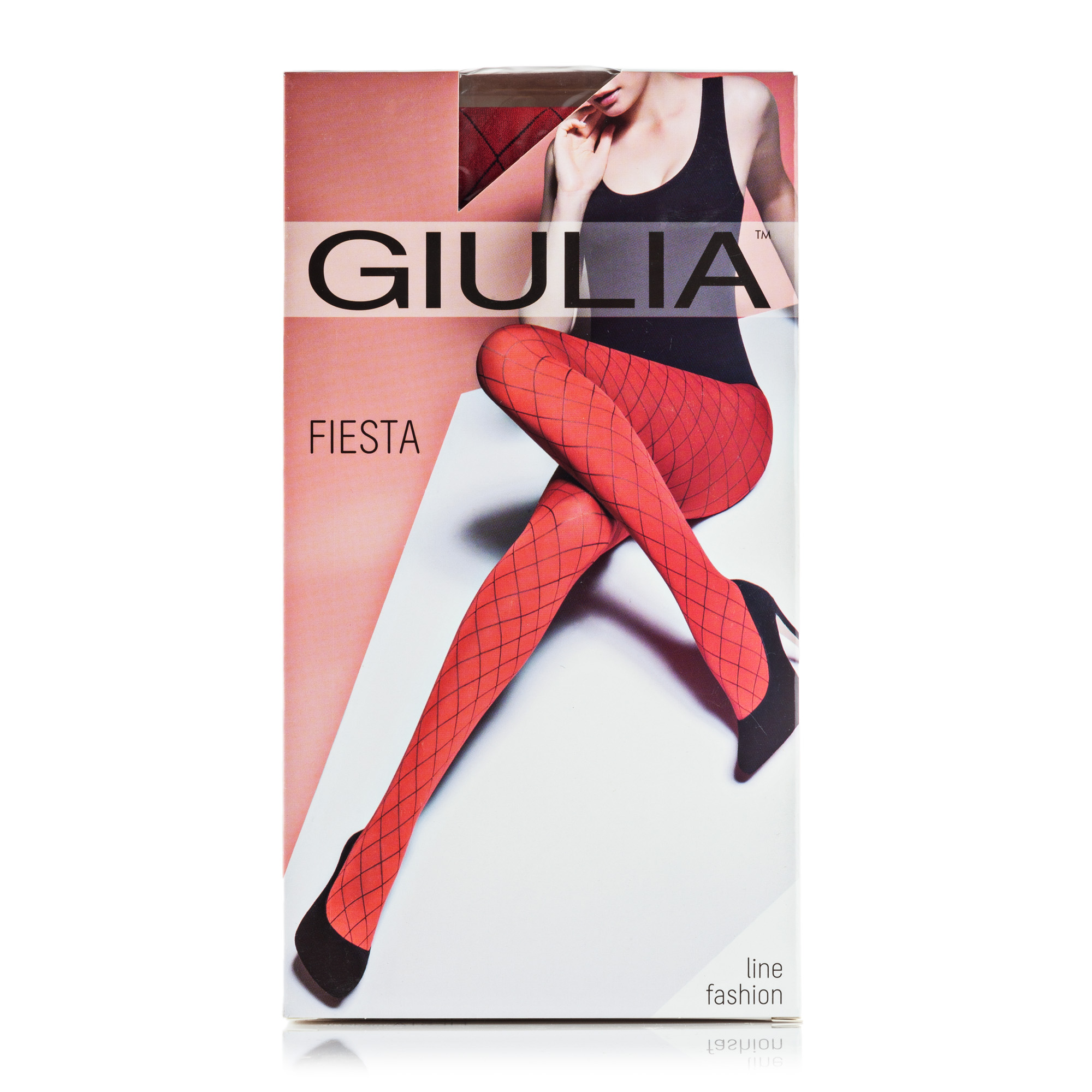 

Колготки жіночі GIULIA FIESTA 100 (2) Den aurora red р.2