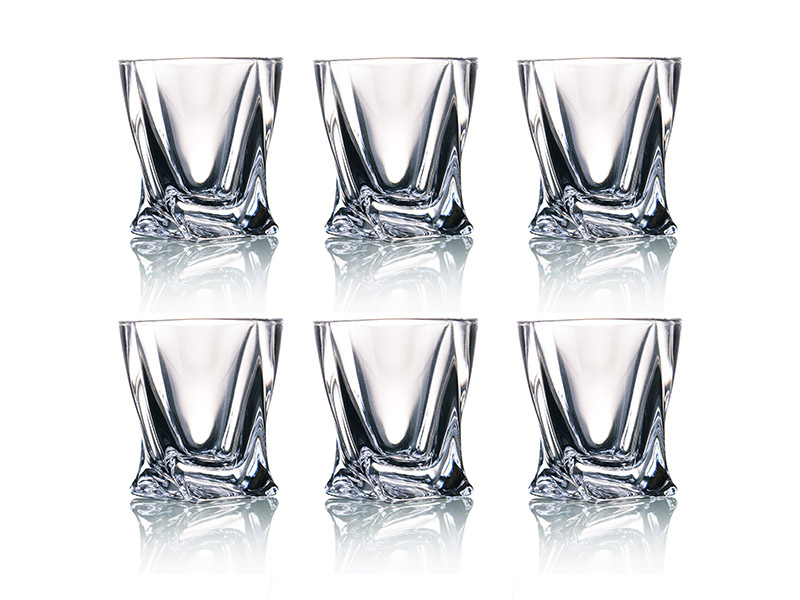 

Набір склянок для віскі Bohemia КВАДРО CRYSTALITE, 6шт,024-002