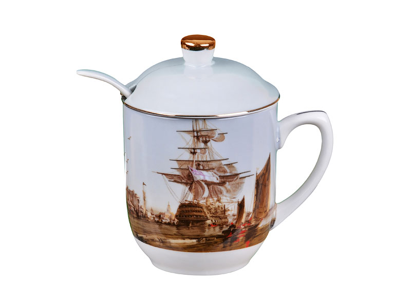 

Чашка заварювальна Lefard Корабель,з ложкою,300мл,985-043