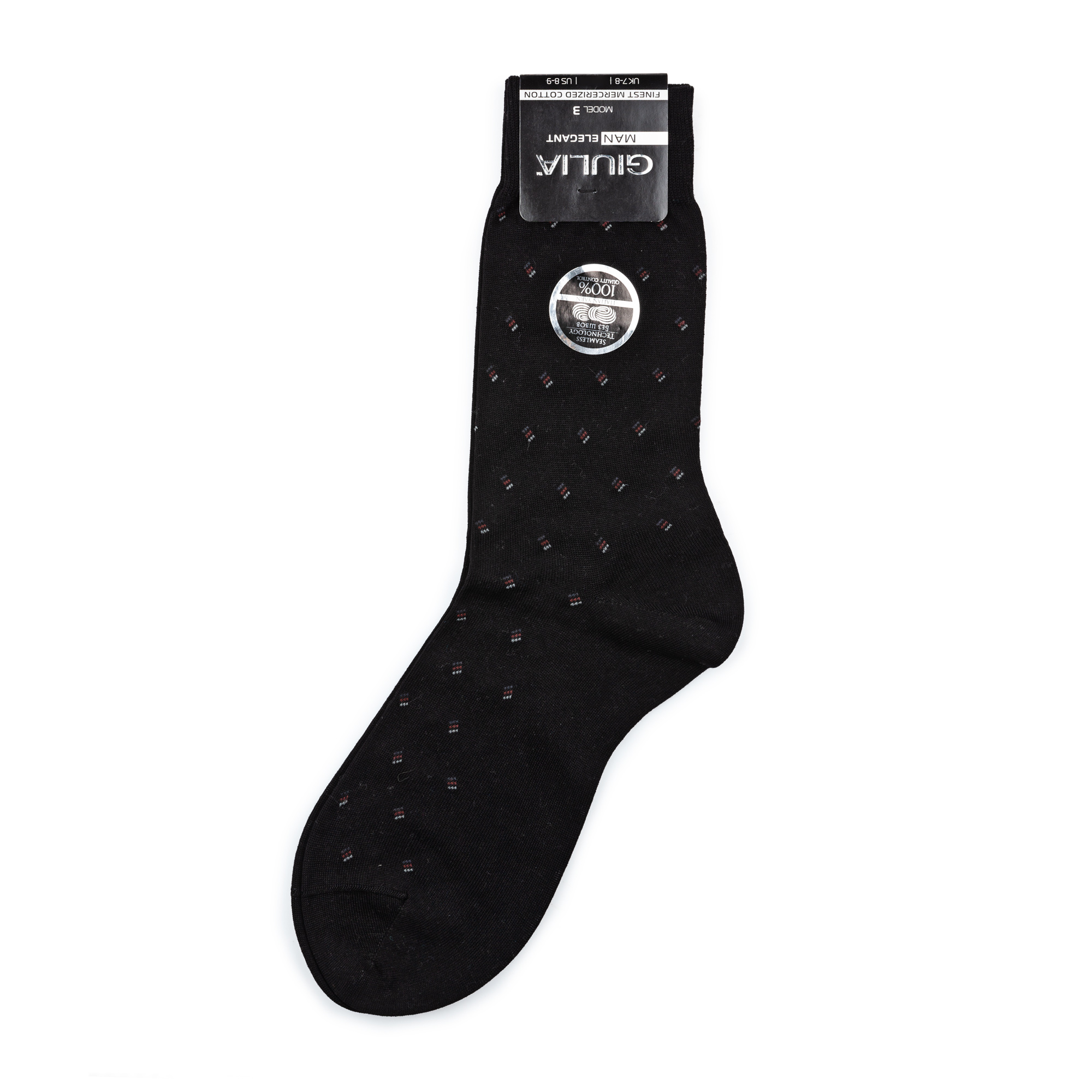 

Шкарпетки чоловічі GIULIA ELEGANT 301 Calzino black р.45-46