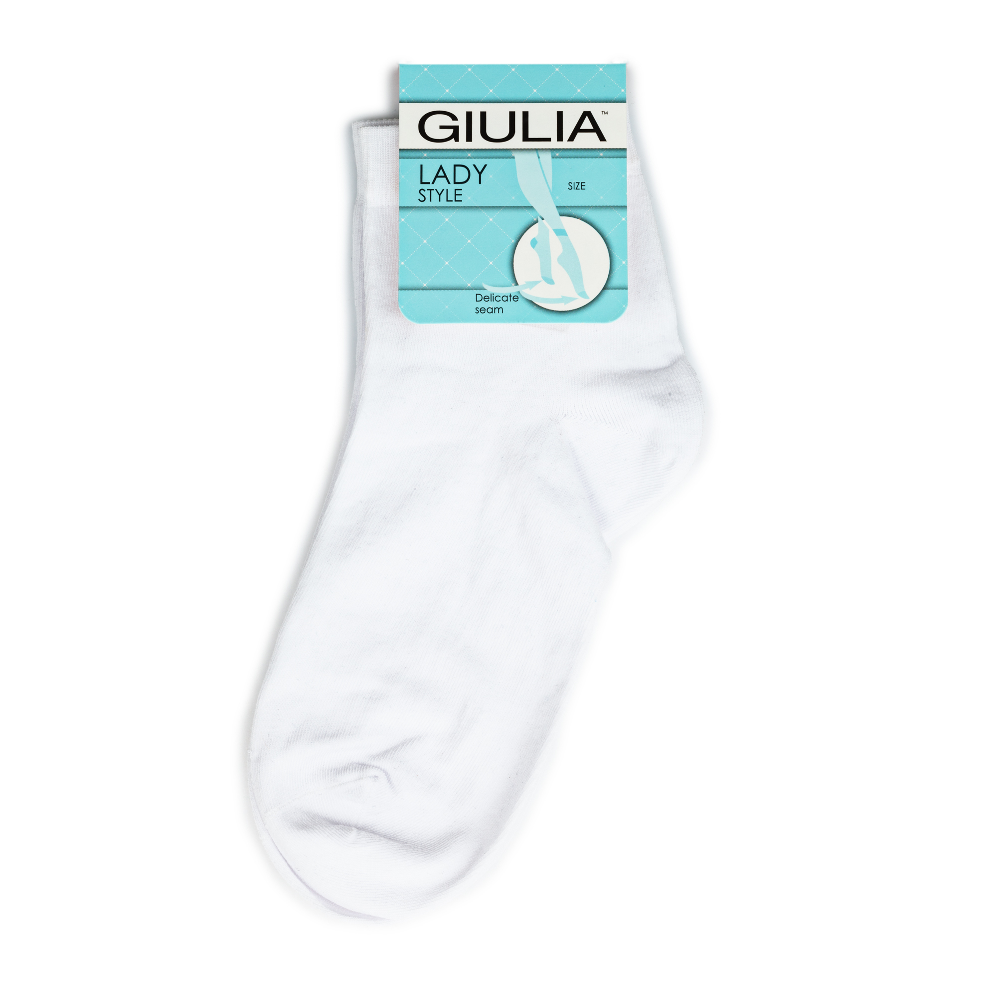 

Шкарпетки жіночі GIULIA LSM COLOR calzino bianco р.39-40