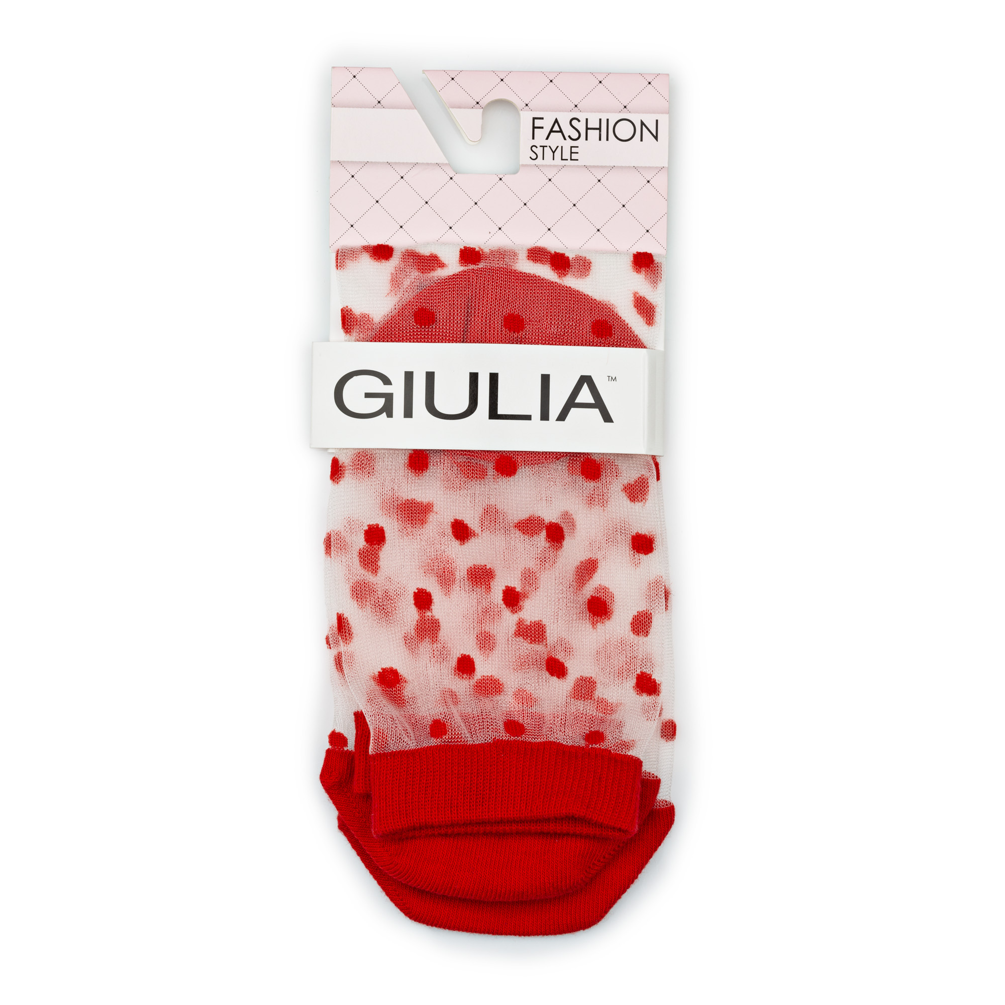 

Шкарпетки жіночі GIULIA WSM-004 calzino red р.39-40