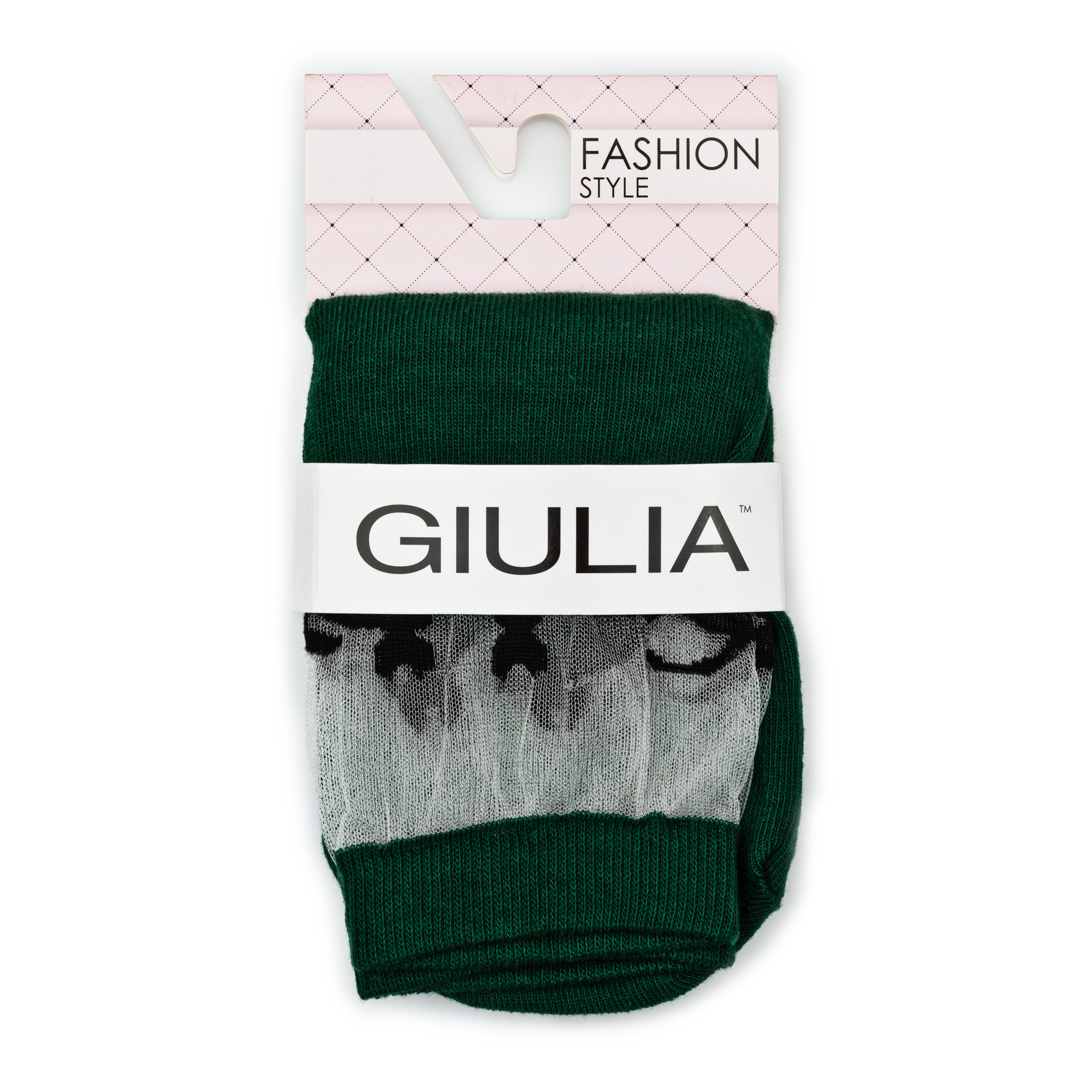 

Шкарпетки жіночі GIULIA WSM-019 calzino dark green black р.36-38