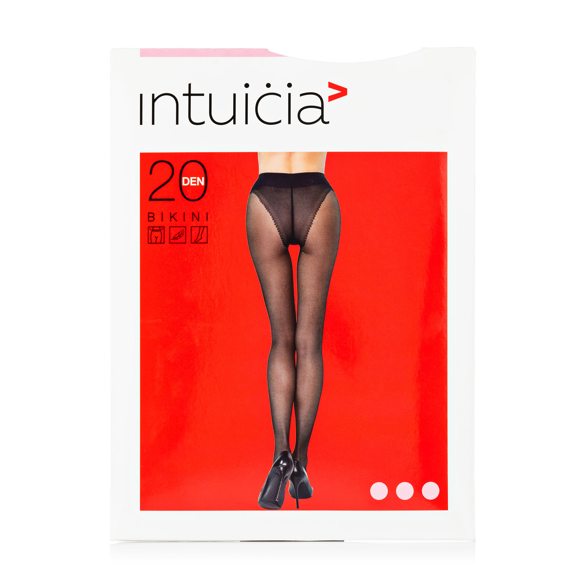 

Колготки жіночі Intuicia Bikini із трусиками-бікіні, 20 DEN, Vizone, розмір 3